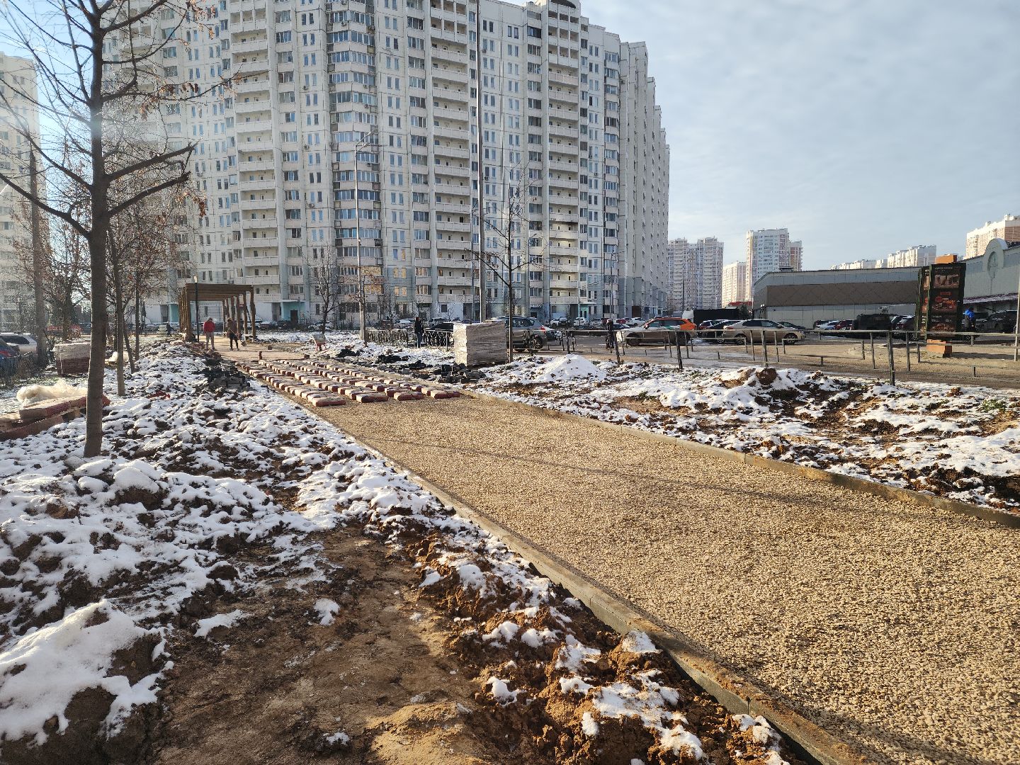 подольск, благоустройство, тротуарная плитка, асфальтирование, вертикалка,