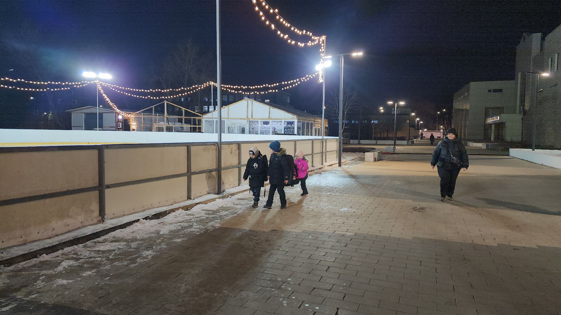 люберцы, каток, лед,