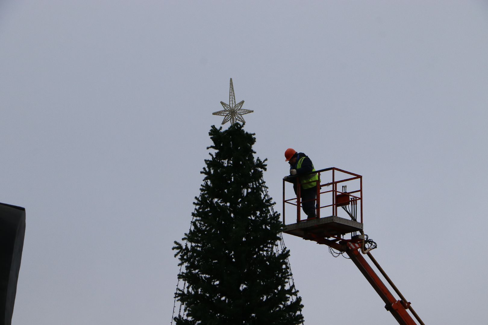 вертикалки, Серебряные Пруды, главная елка, площадь Чуйкова, новый год,