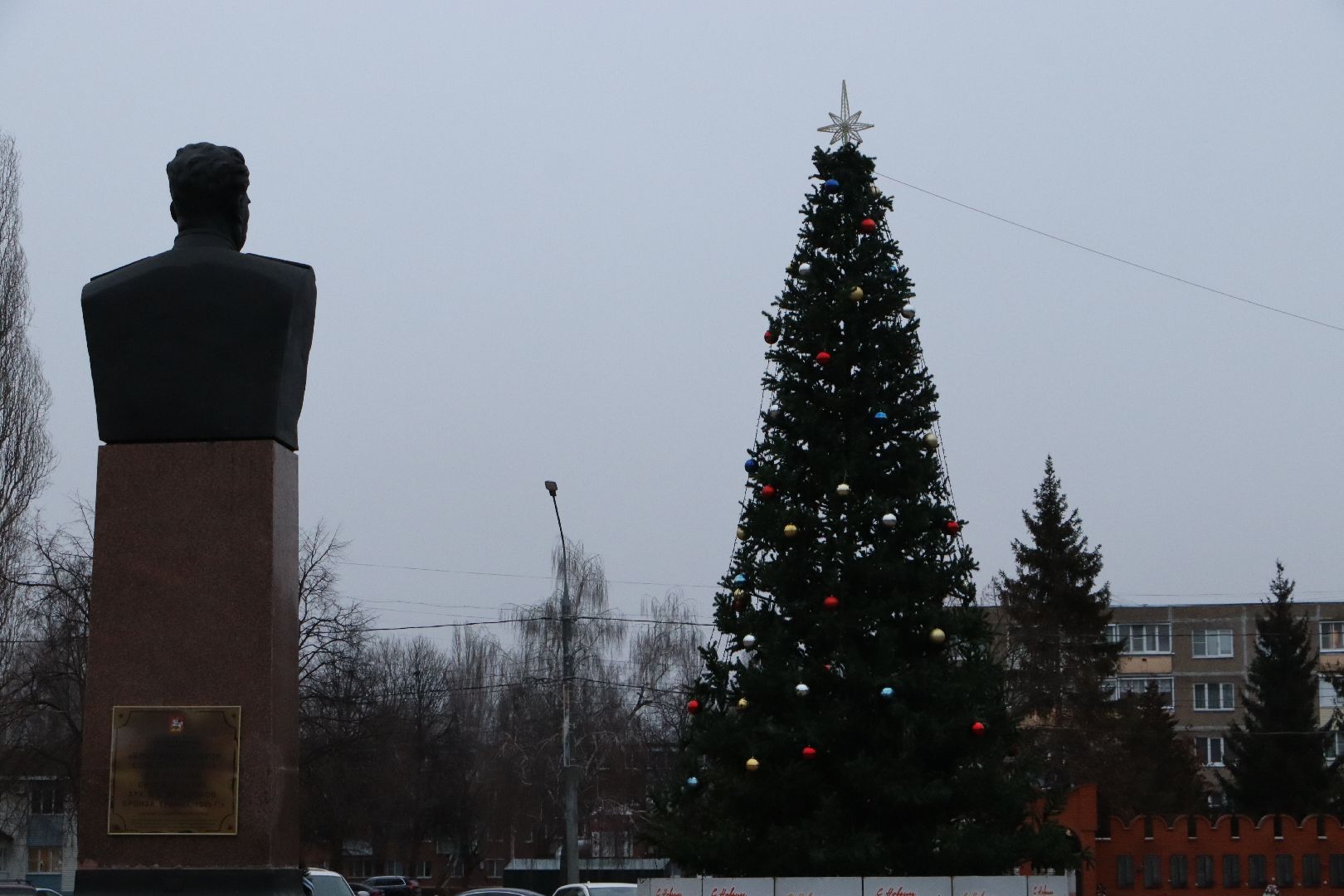 вертикалки, Серебряные Пруды, главная елка, площадь Чуйкова, новый год,