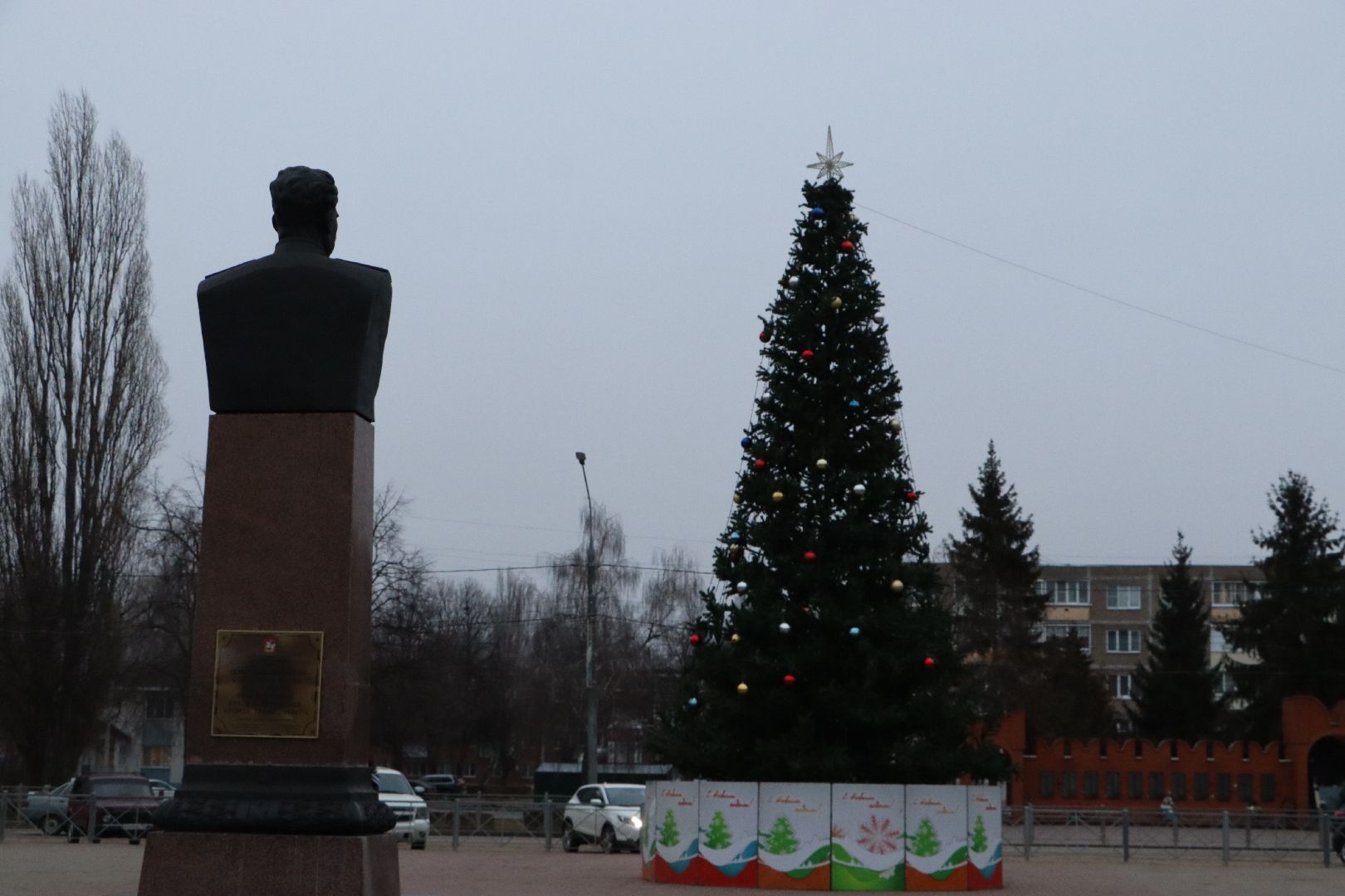 вертикалки, Серебряные Пруды, главная елка, площадь Чуйкова, новый год,