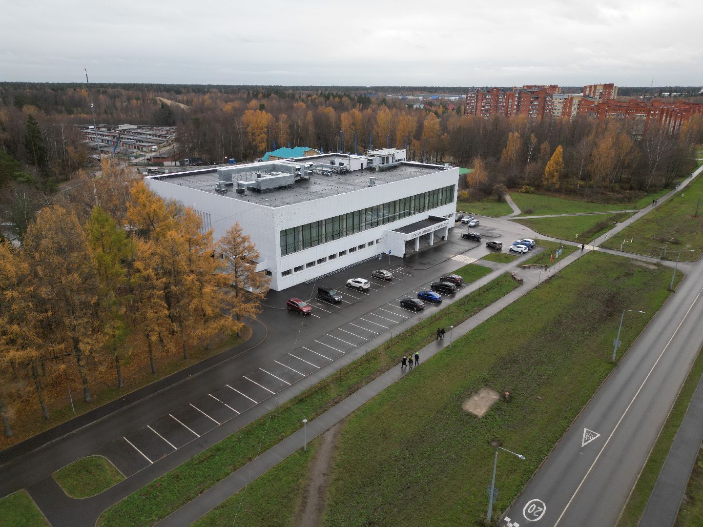 видео с коптера, спорткомплекс, капитальный ремонт,