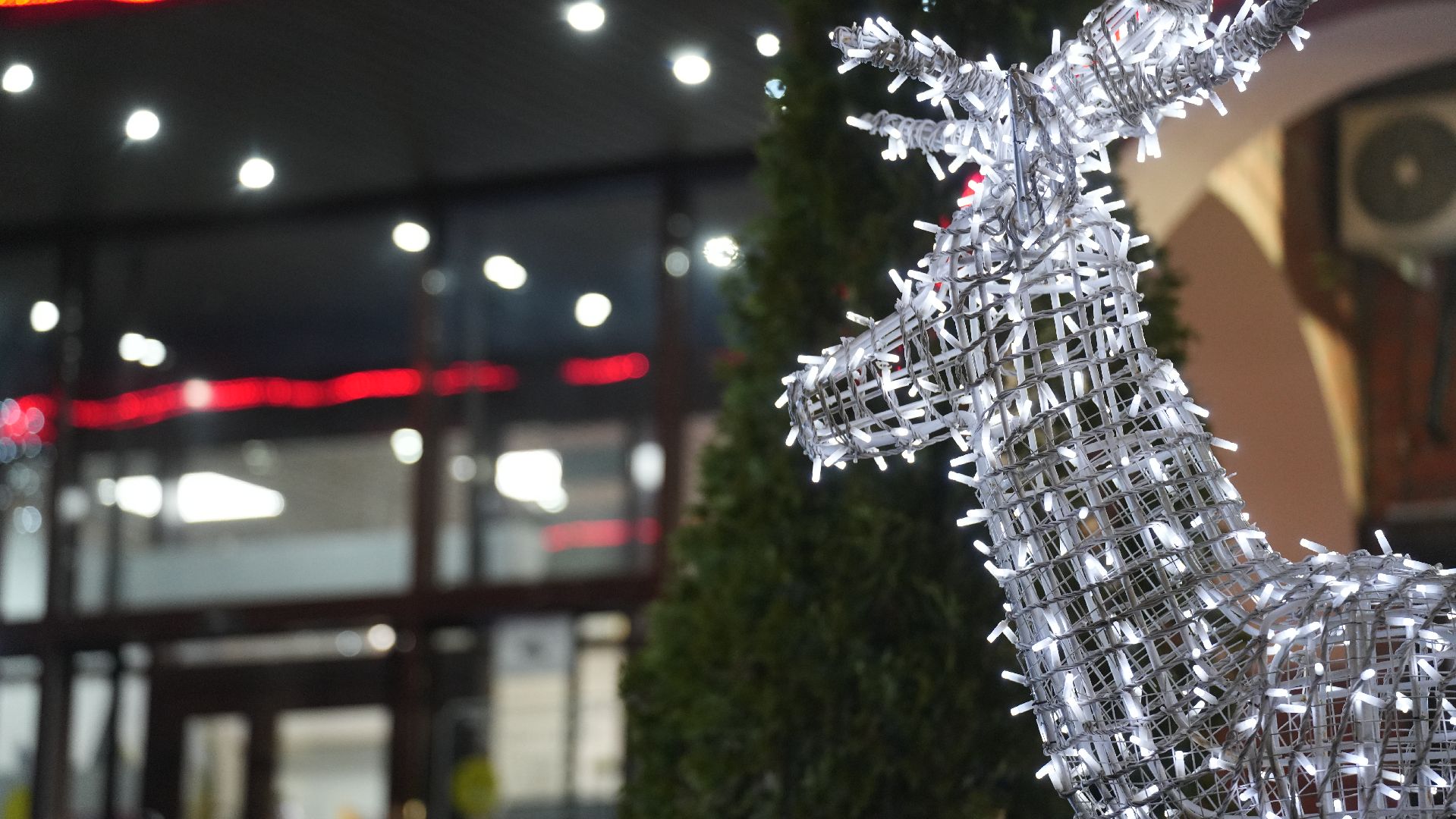 вертикалка, зима в подмосковье, световые инсталляции,