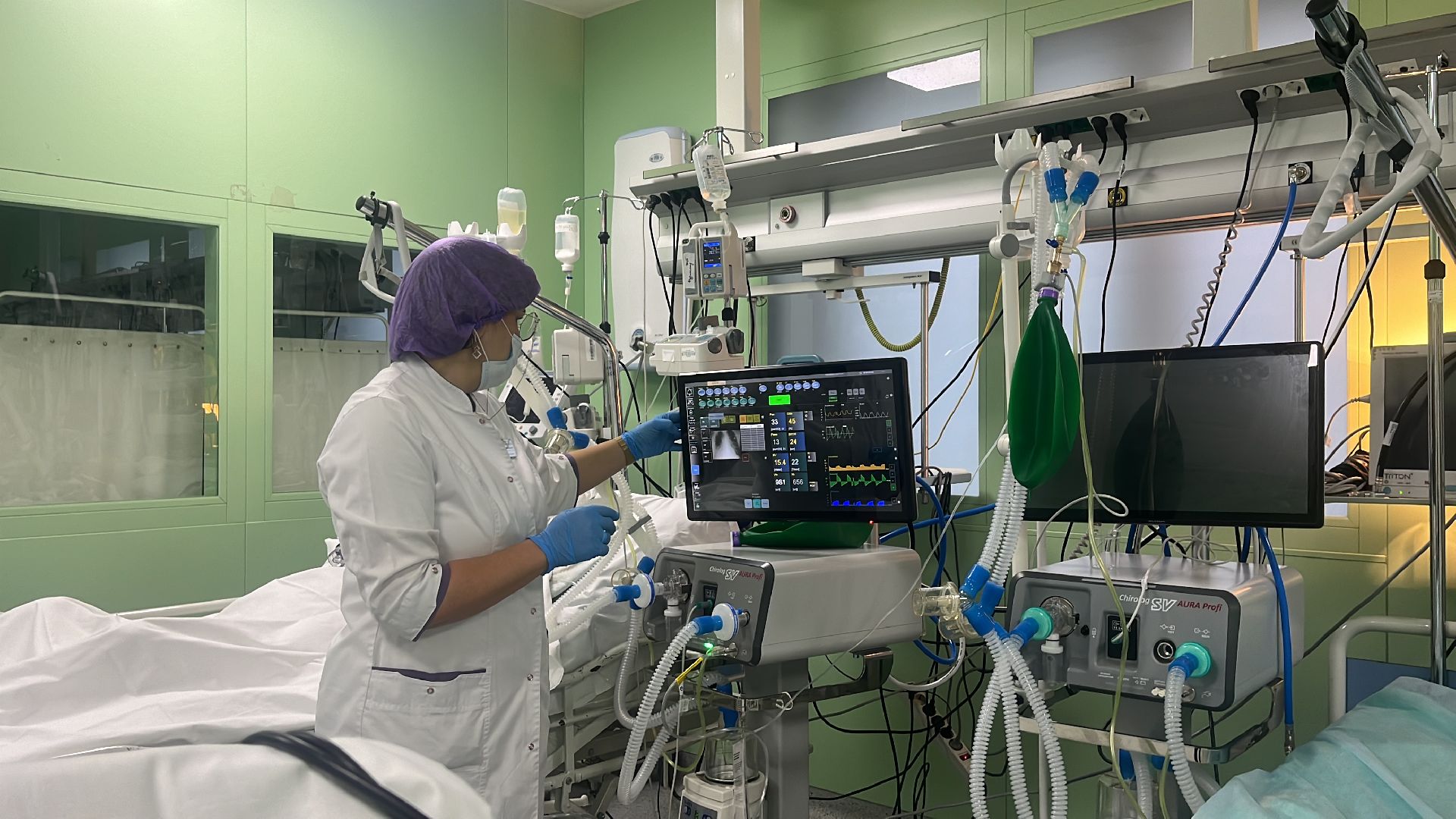 ивл, искусственная вентиляция легких, аппарат, новый аппарат, аппарат ивл,