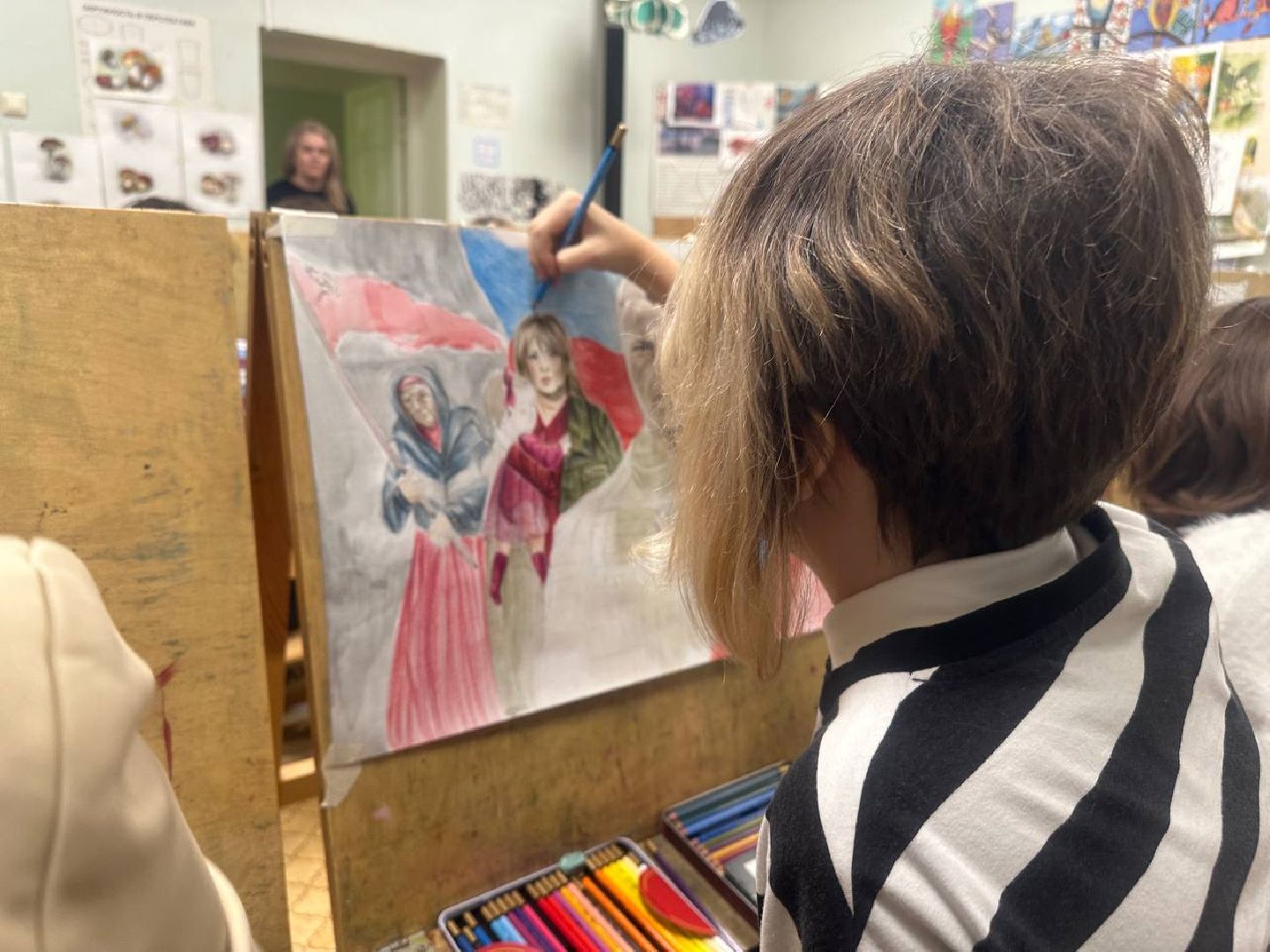 культура, дети, сво выставка, рисование,