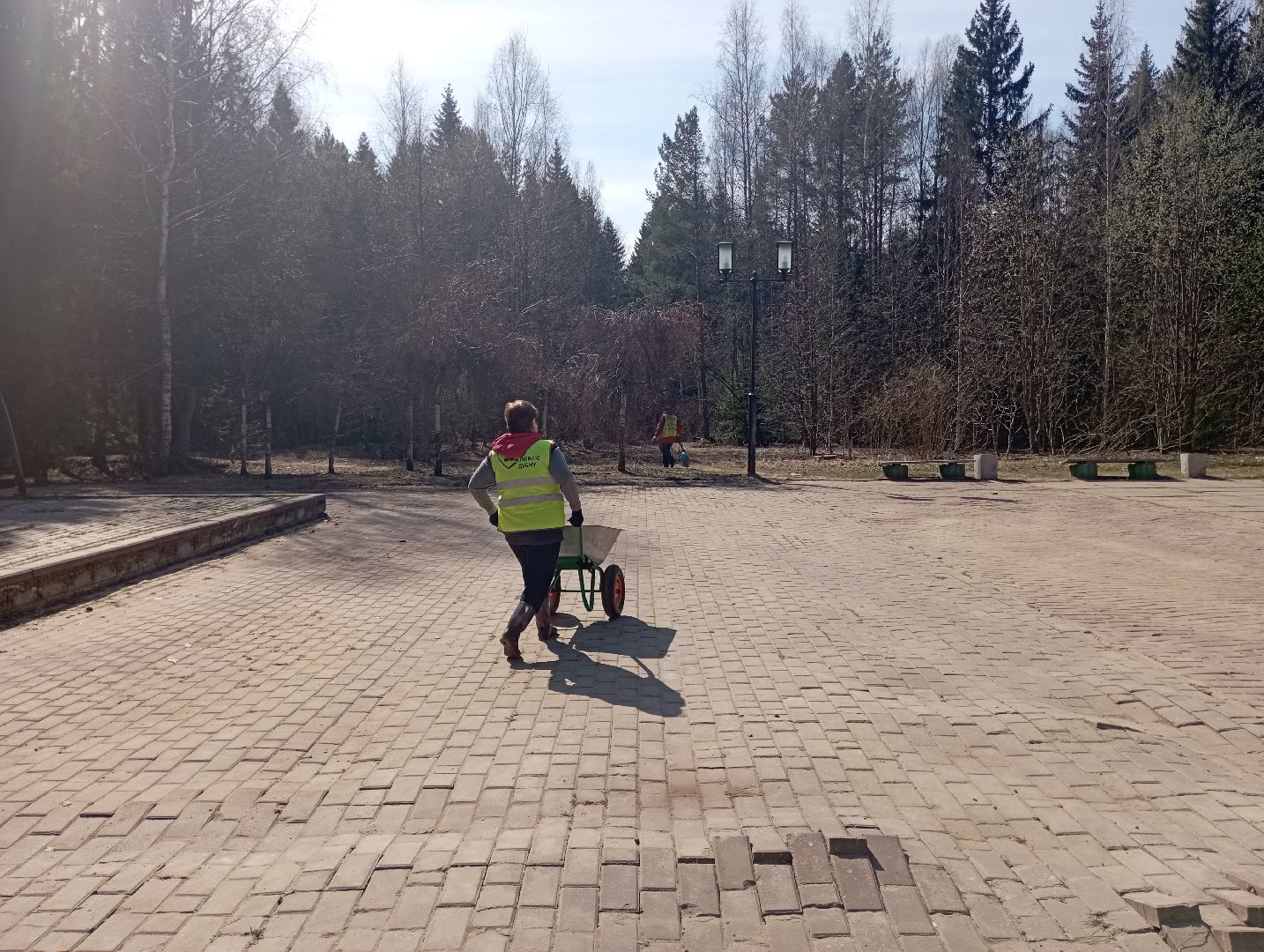 благоустройство, мемориальный комплекс, уборка, Дубна