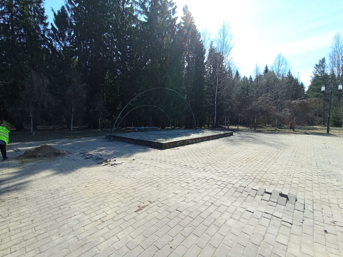 благоустройство, мемориальный комплекс, уборка, Дубна