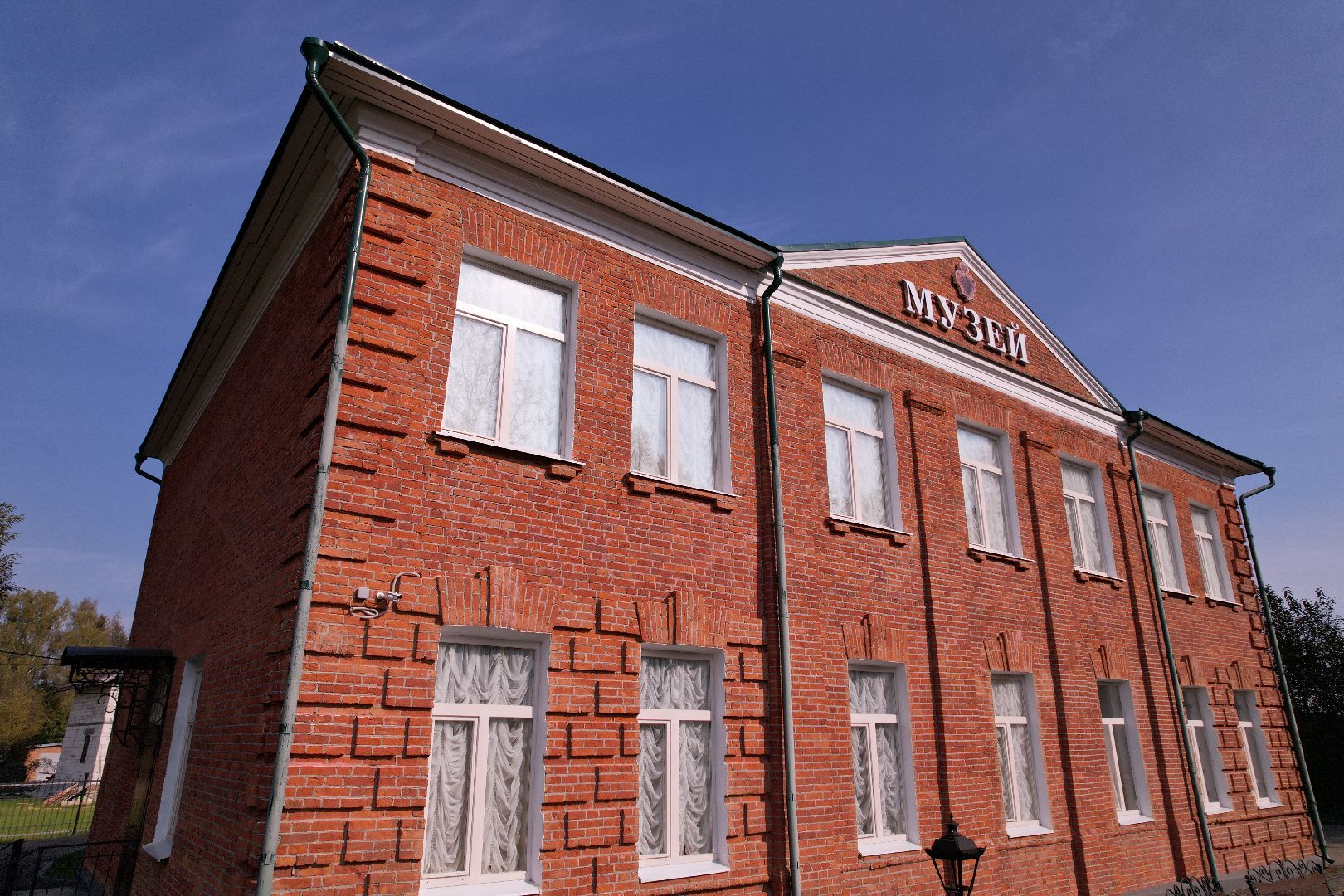 видео с коптера, руза, культура, музей,