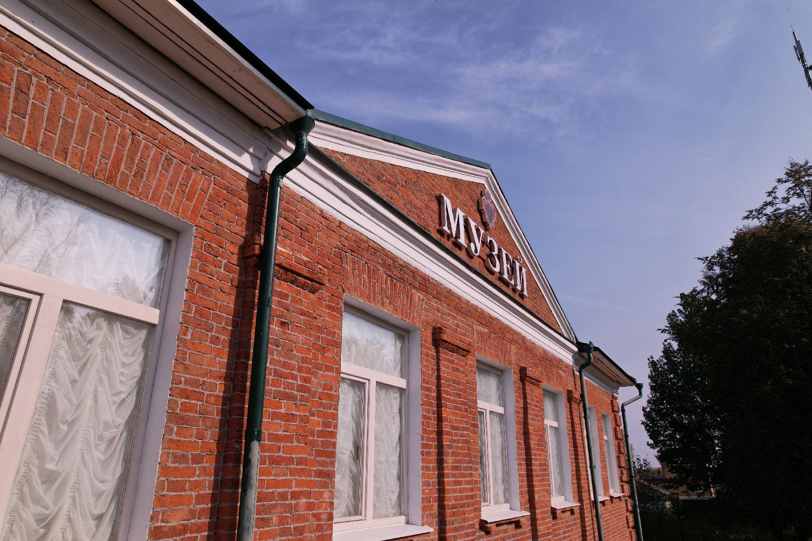 видео с коптера, руза, культура, музей,