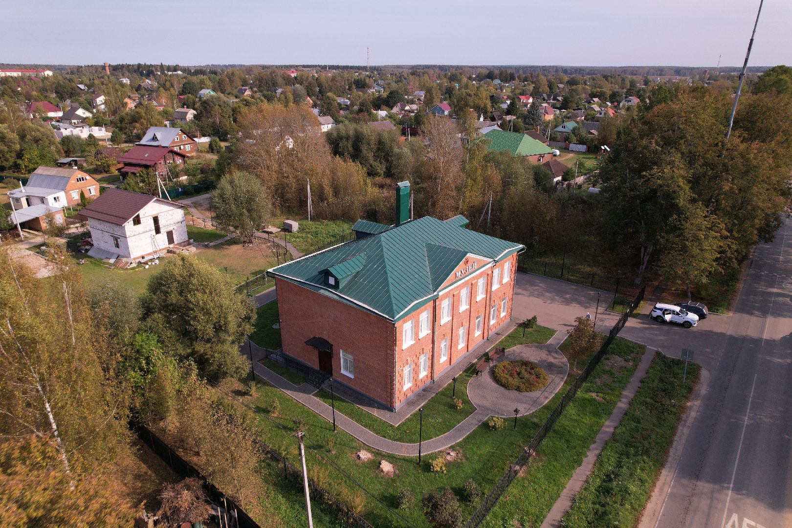 видео с коптера, руза, культура, музей,