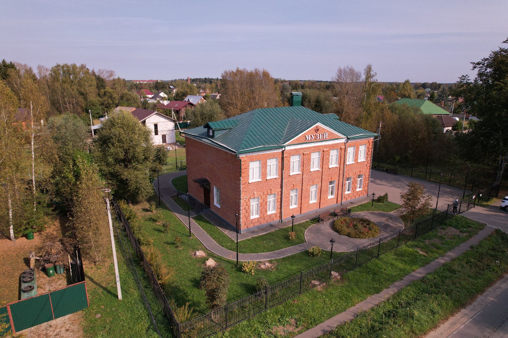 видео с коптера, руза, культура, музей,