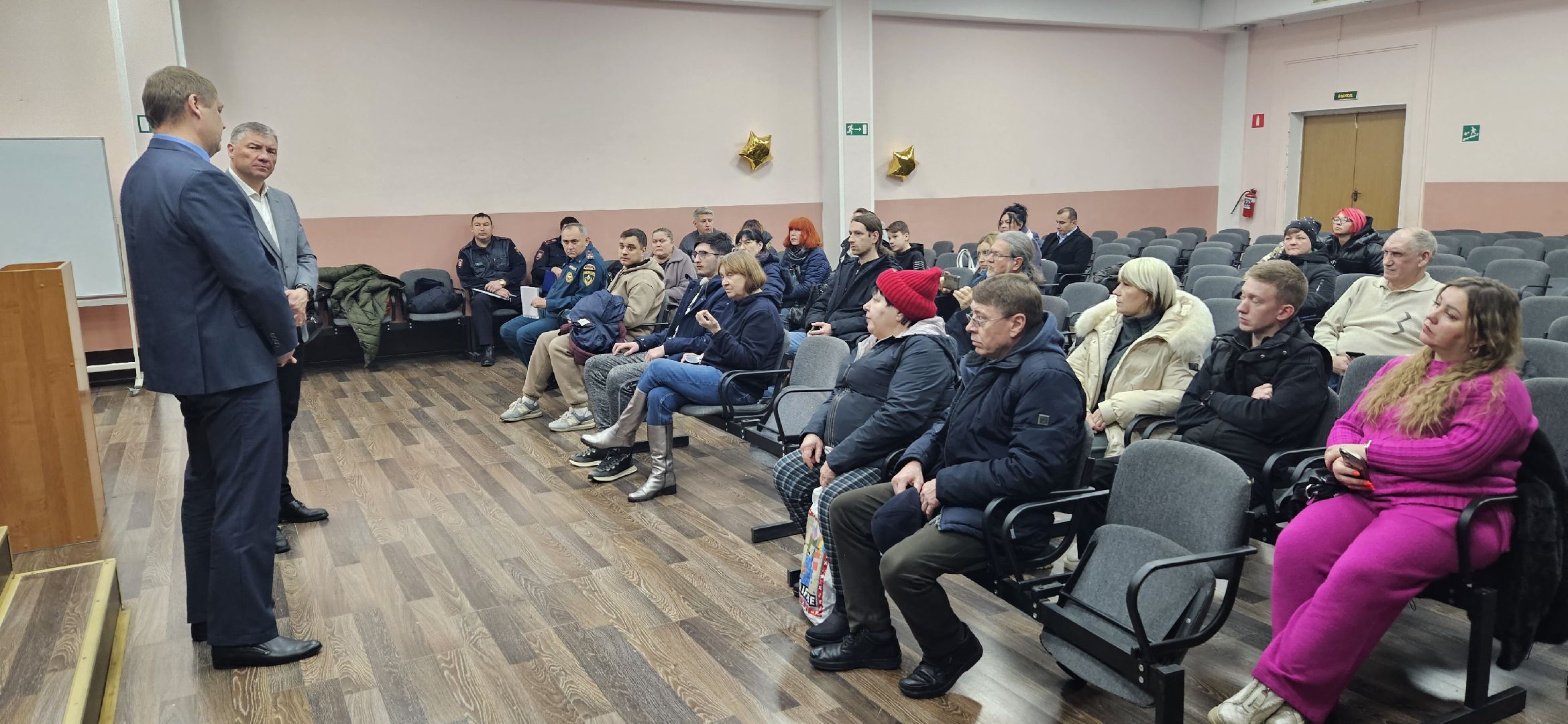 Жуковский, встреча администрации с жителями,