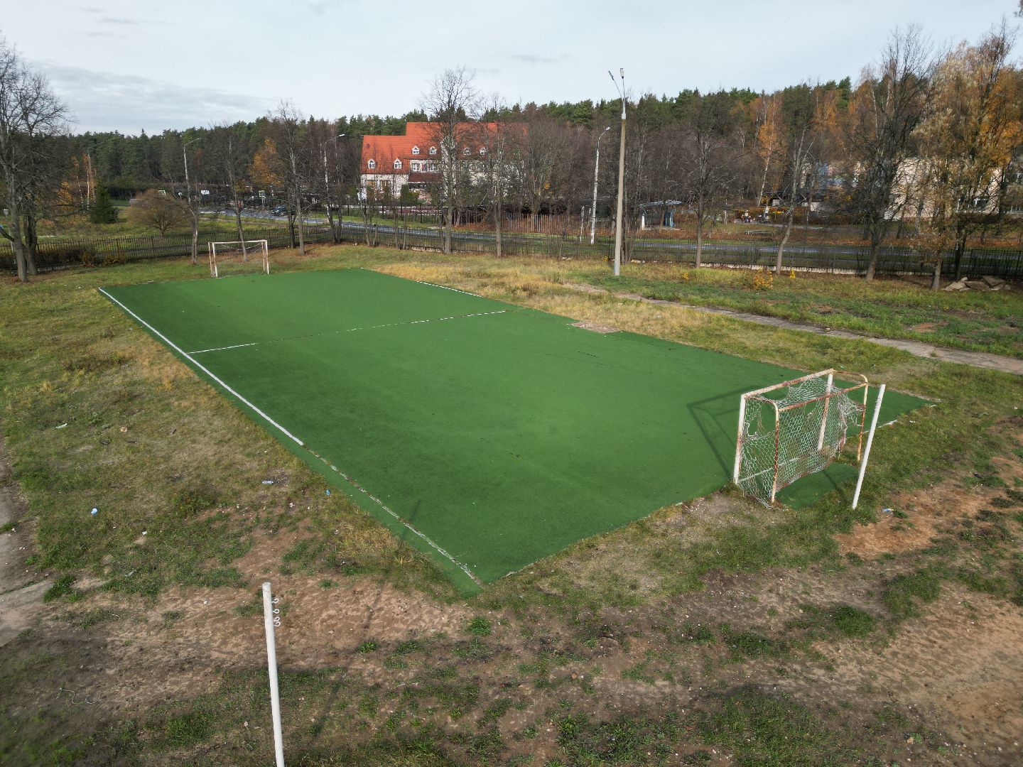 видео с коптера, стадион, черноголовка,