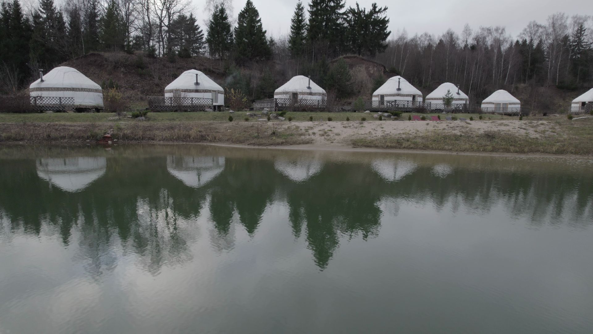 видео с коптера, руза, туризм, отель,