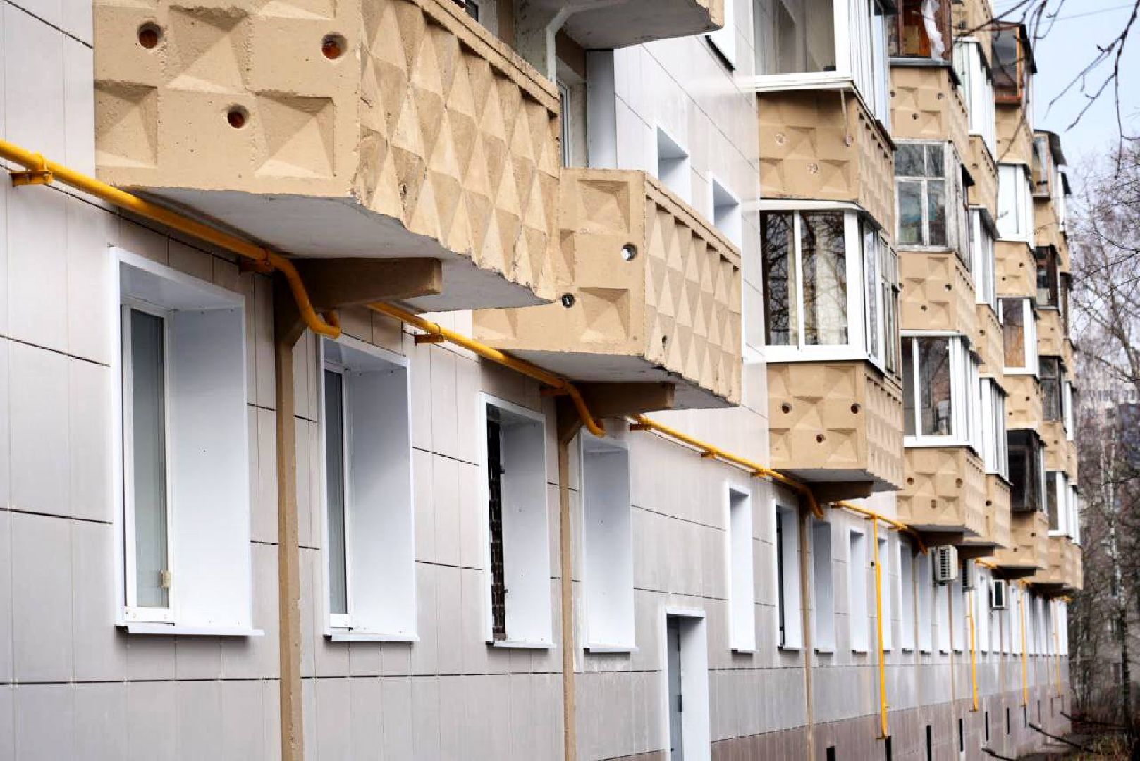 Сергиев Посад, Сергиево-Посадский городской округ, Многоквартирный дом, Перемены, Фасады