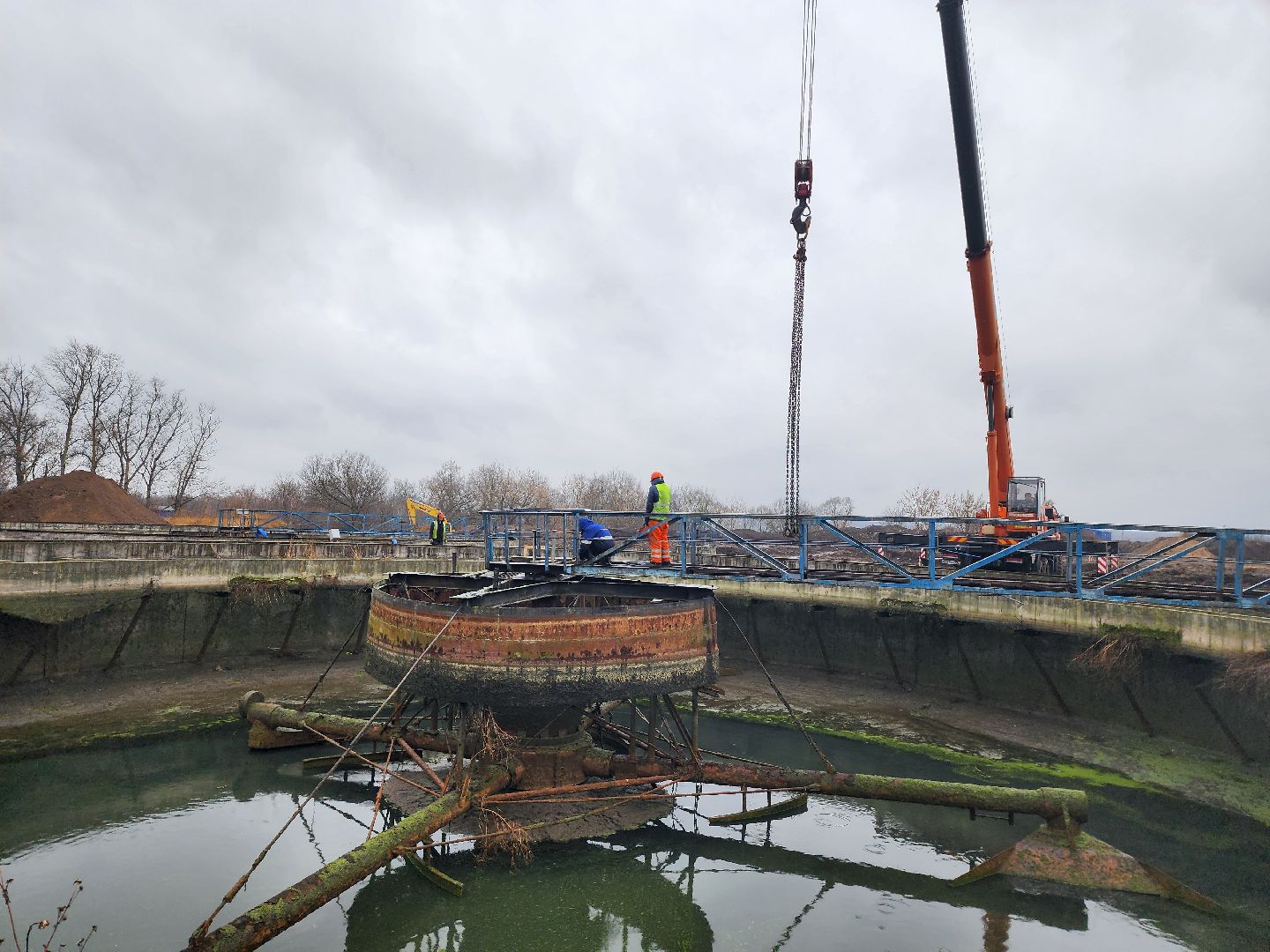 серпухов, очистные сооружения, реконструкция очистных сооружений, водоканал, экология, вертикалки,