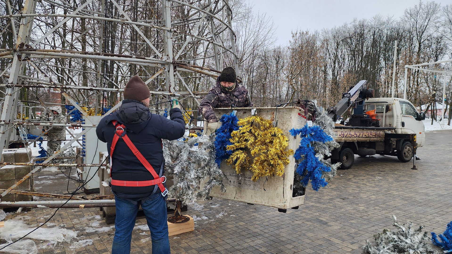 парки, новогодняя елка, истра, вертикалки,