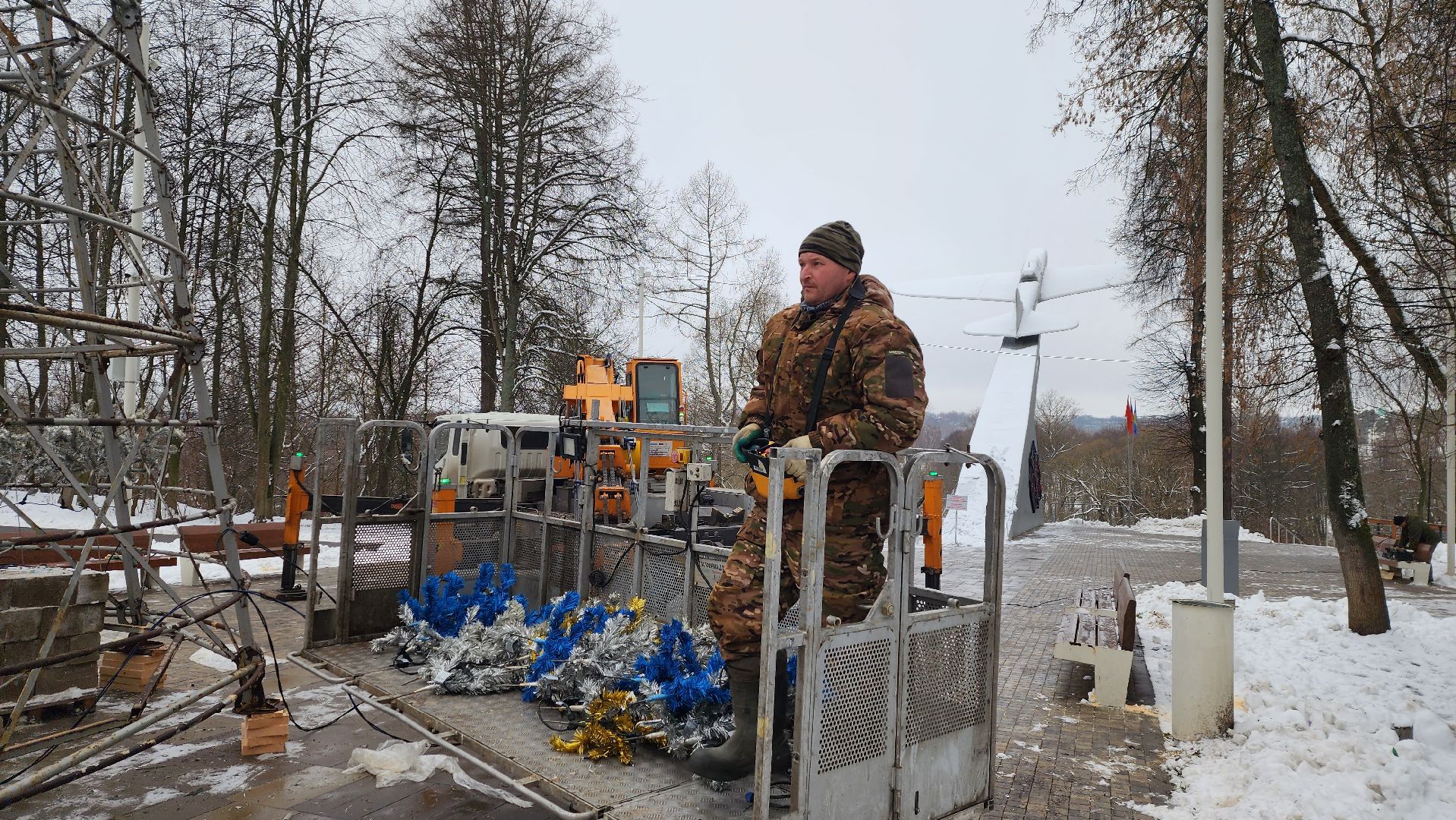 парки, новогодняя елка, истра, вертикалки,