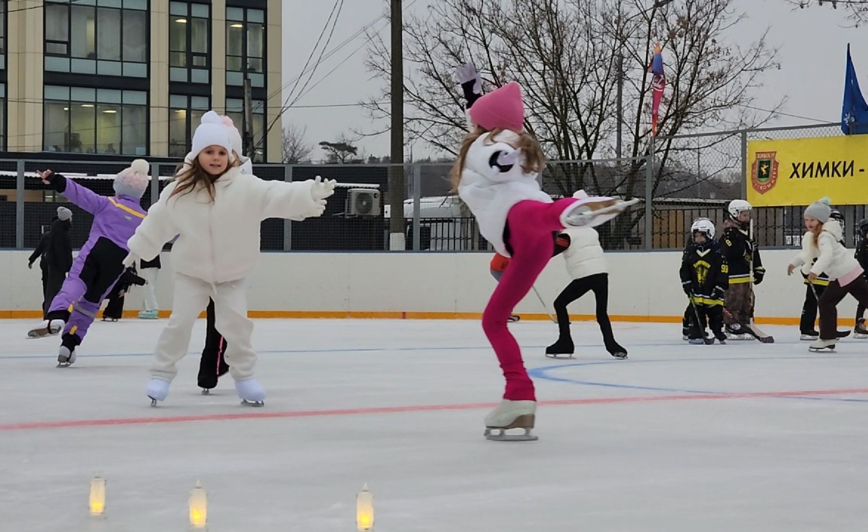 хоккей, фигурное катание, лед, снег, каток,вертикалки,