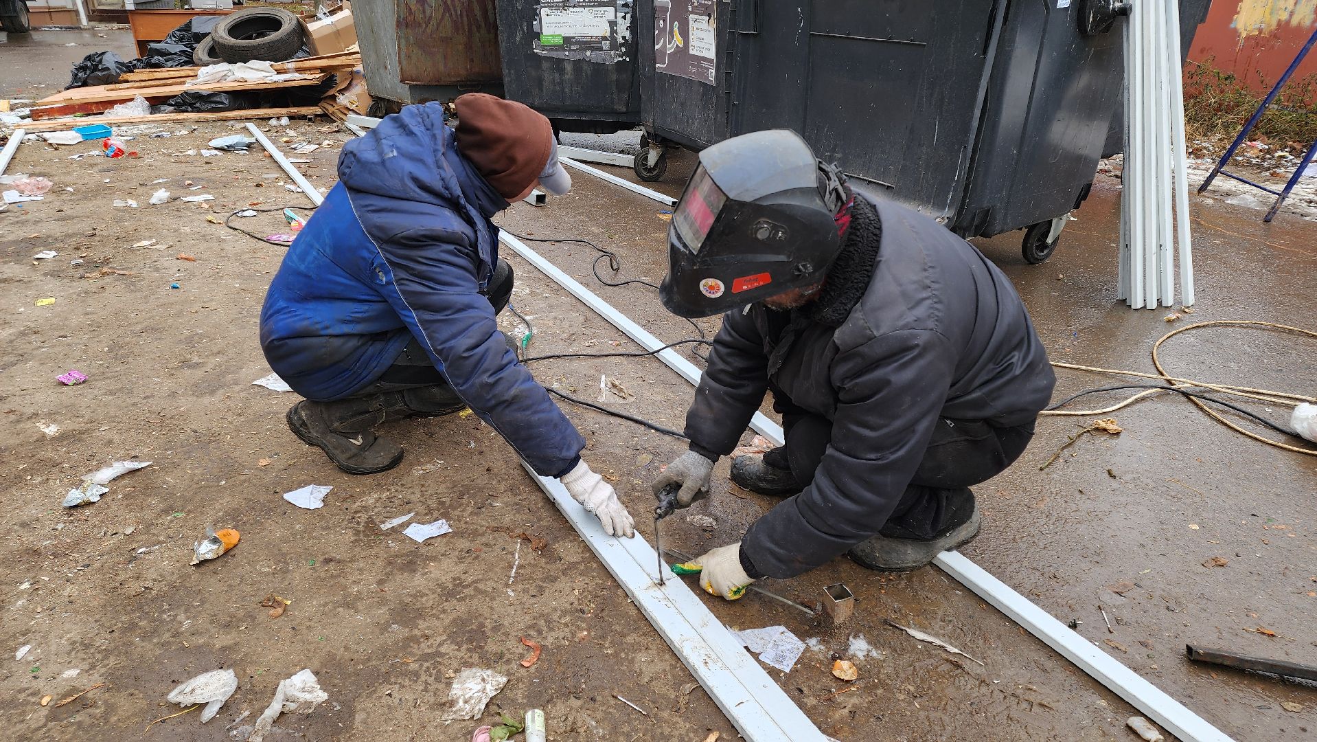 кашира, мусорные контейнеры, контейнерная площадка, бункер, вертикалки,