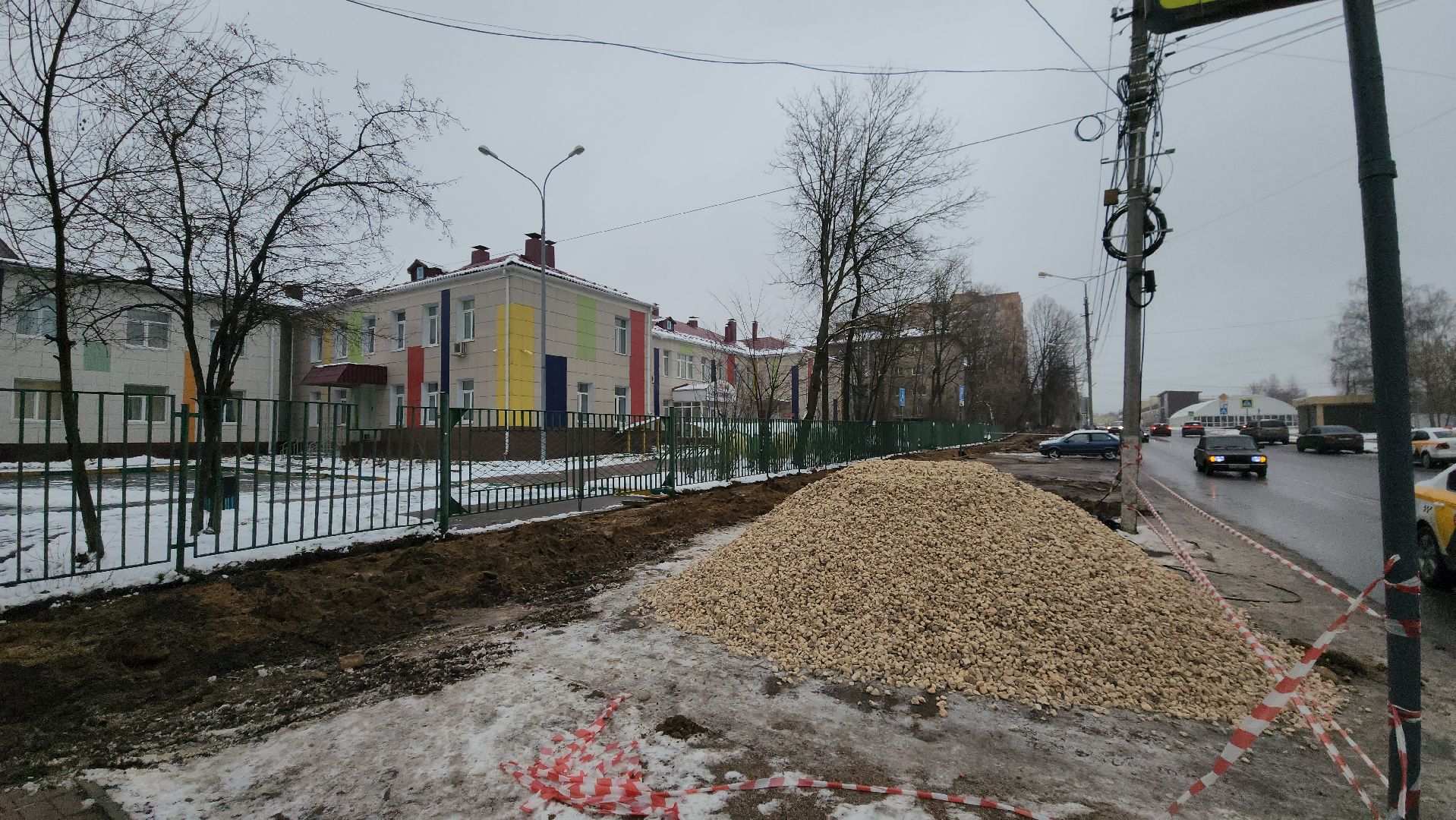 тротуар, Установка бордюров, ремонт дорог, Лобня, вертикалки,
