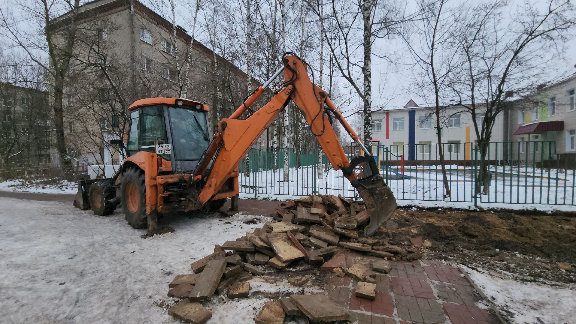 тротуар, Установка бордюров, ремонт дорог, Лобня, вертикалки,