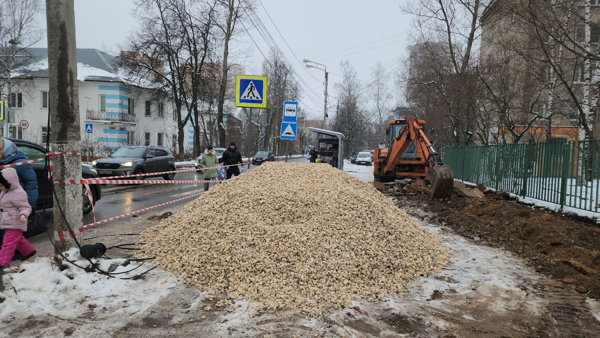 тротуар, Установка бордюров, ремонт дорог, Лобня, вертикалки,