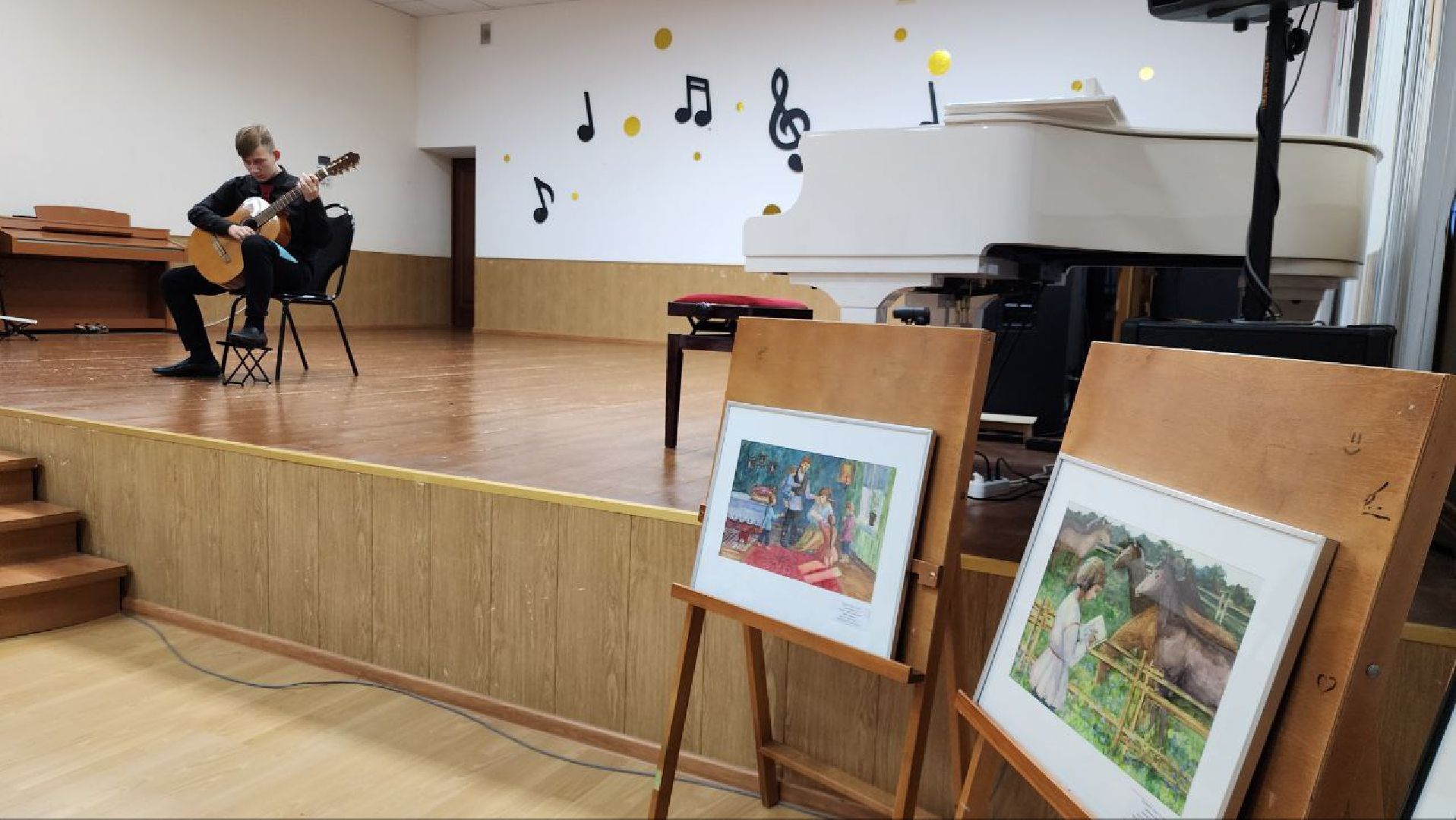 вертикалки, Серебряные Пруды, Культура, зачетный концерт, музыканты, Школа искусств Кившенко,