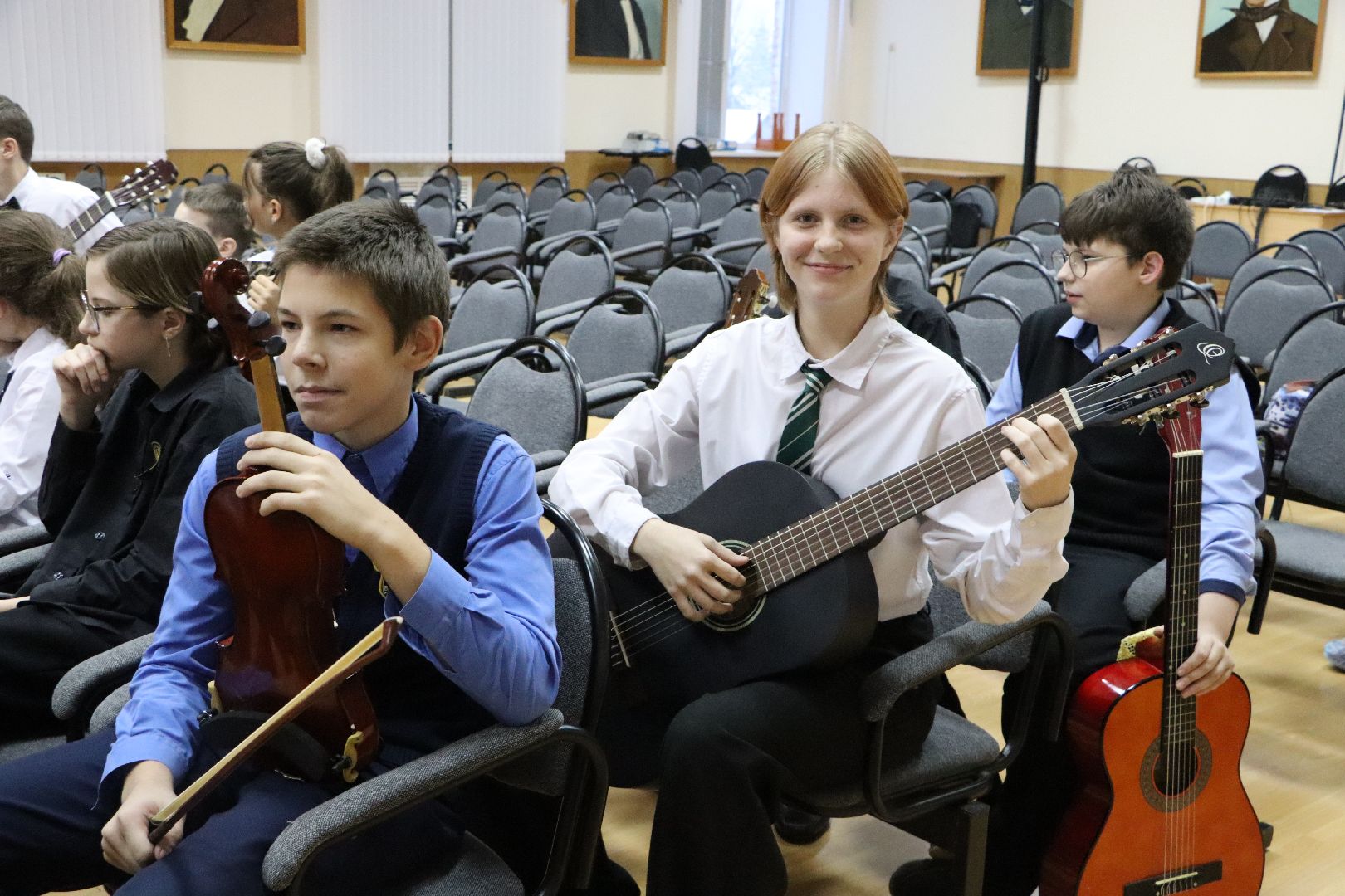 вертикалки, Серебряные Пруды, Культура, зачетный концерт, музыканты, Школа искусств Кившенко,