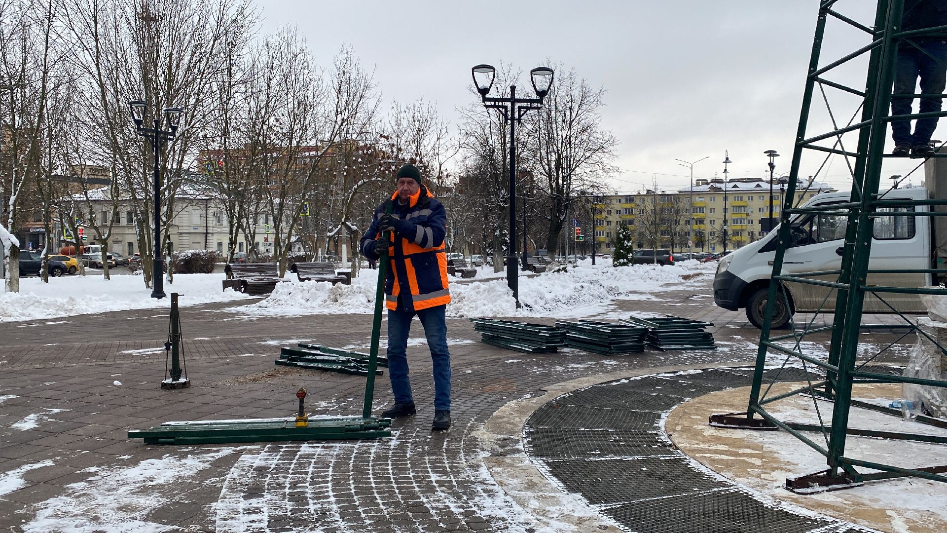 Елка, Украшение города, Новый год, вертикалки,