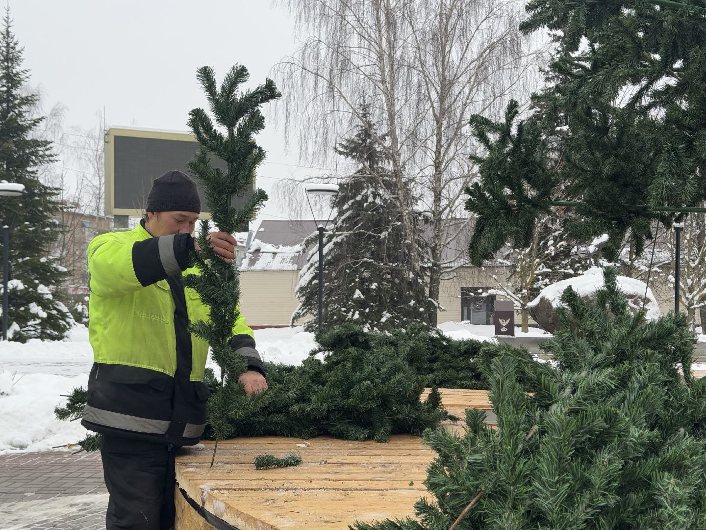 шаховская, ёлка, новогодняя елка, вертикалки,