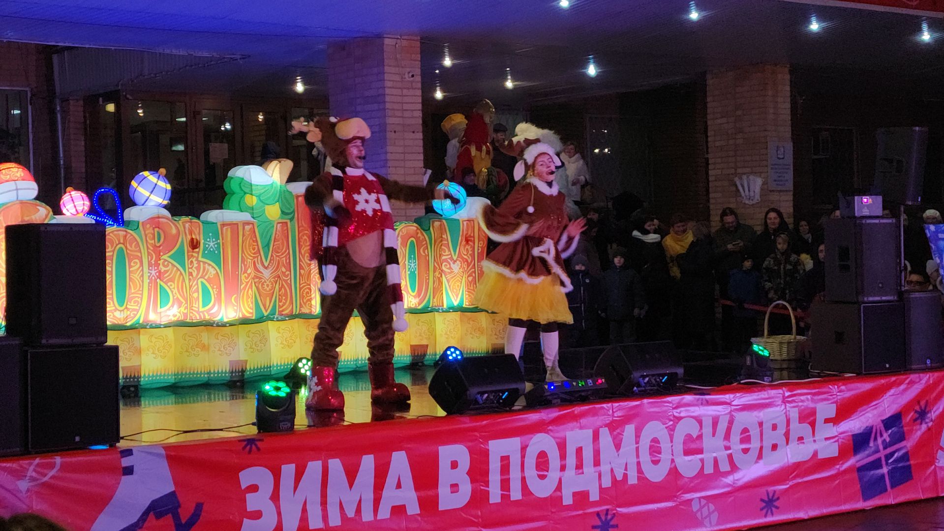 волоколамск, ёлка, зима в подмосковье, зажжение елки,