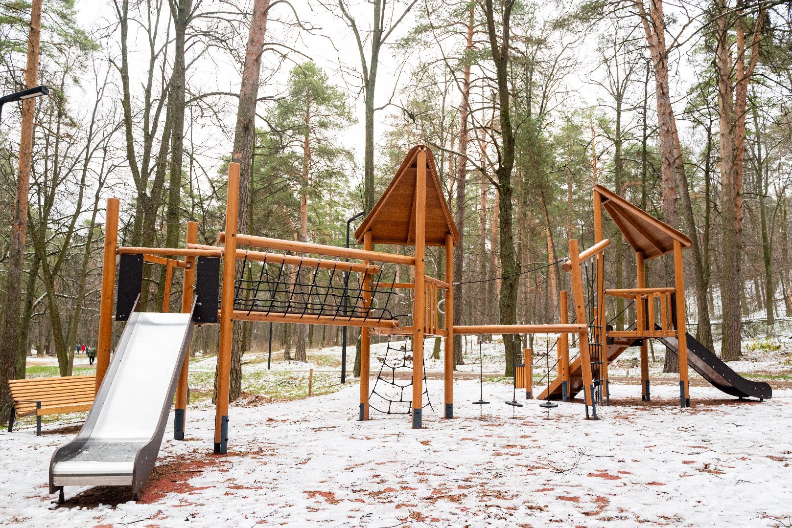 лыткарино, волкуша, лыжная трасса, зимний сезон, вертикалка,