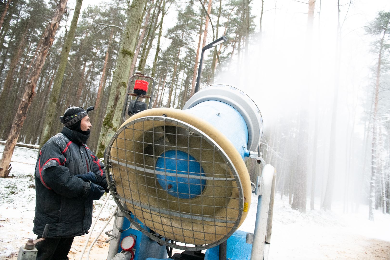 лыткарино, волкуша, лыжная трасса, зимний сезон, вертикалка,