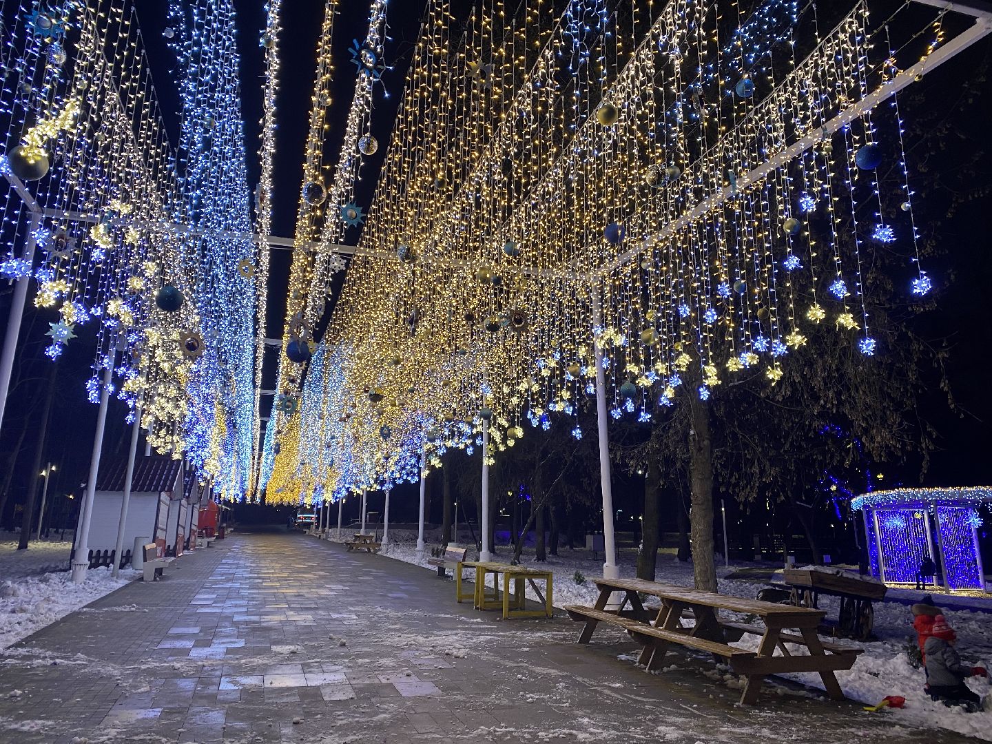 Украшение парка, Праздник, вертикалки,