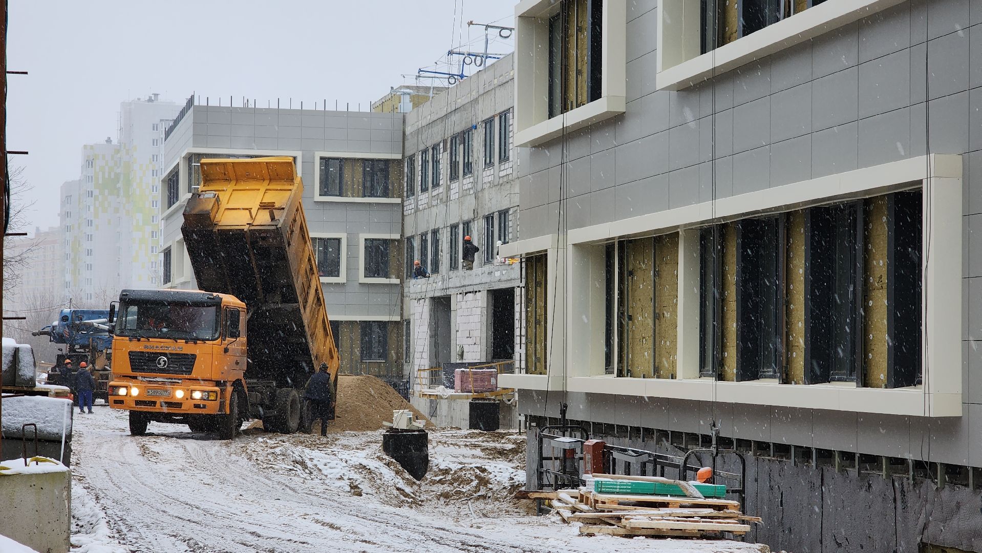 строительство, здравоохранение, поликлиника, строительство поликлиники, Лосино-Петровский, вертикалки,