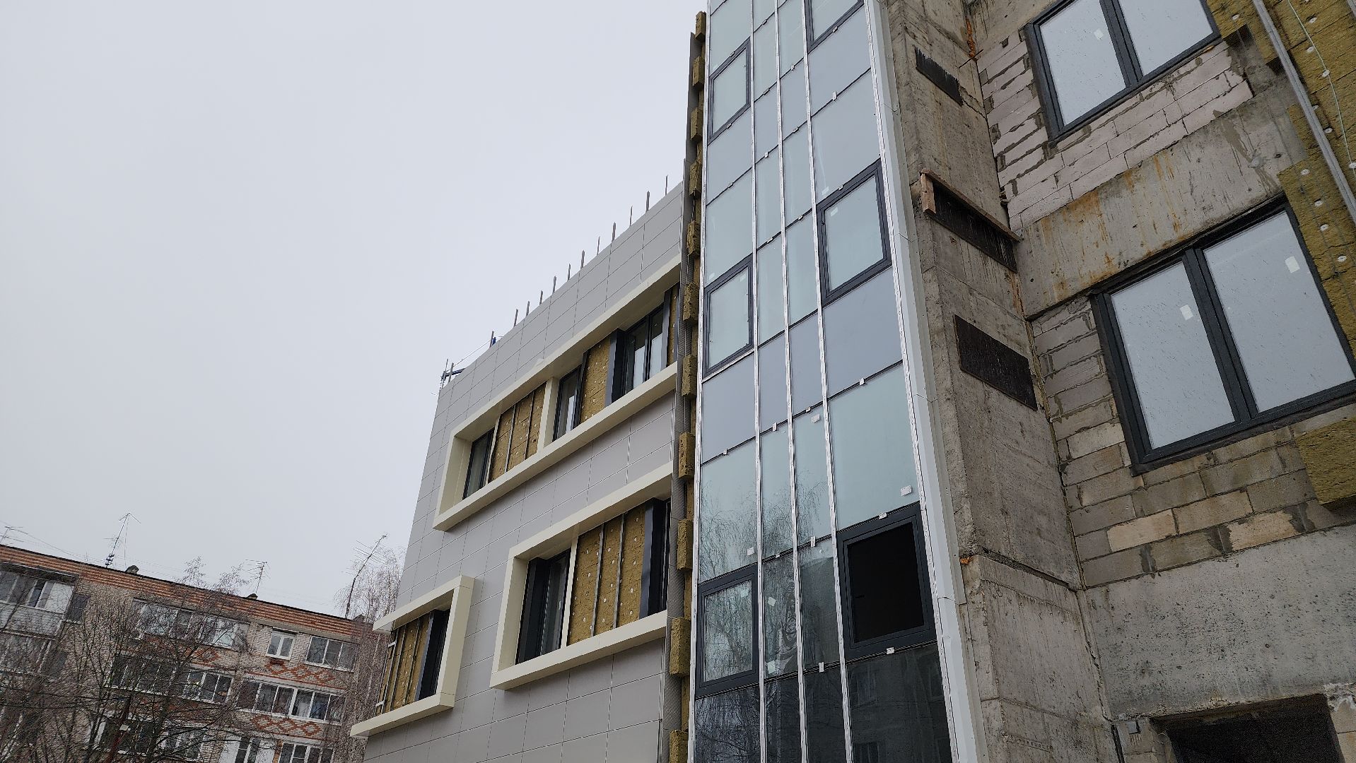 строительство, здравоохранение, поликлиника, строительство поликлиники, Лосино-Петровский, вертикалки,