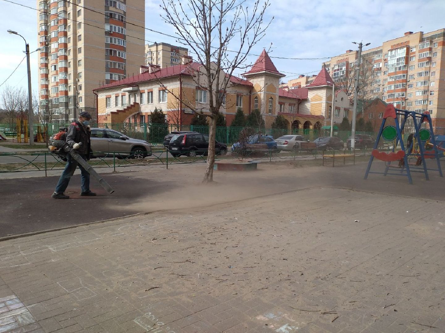 благоустройство, детские площадки, уборка, Лосино-Петровский