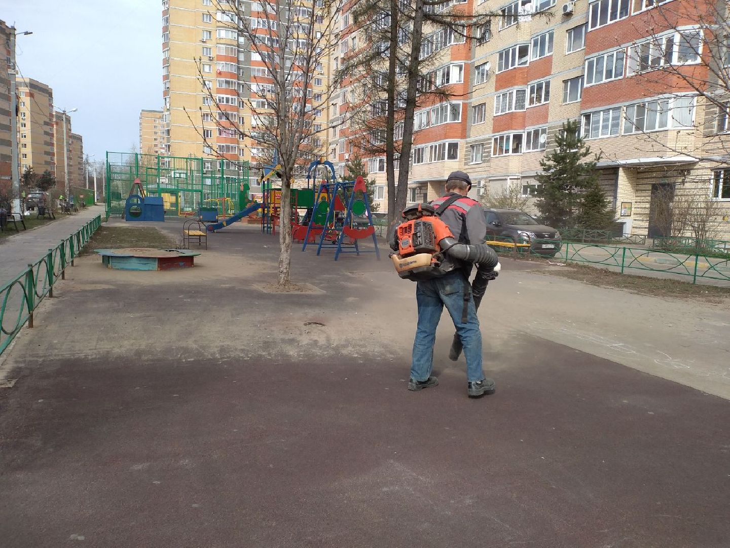 благоустройство, детские площадки, уборка, Лосино-Петровский