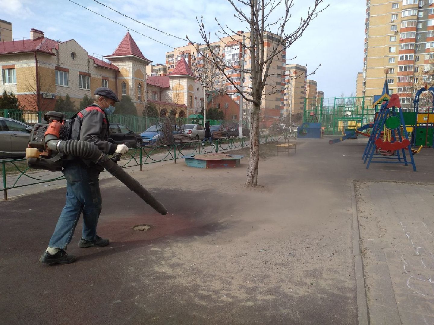 благоустройство, детские площадки, уборка, Лосино-Петровский