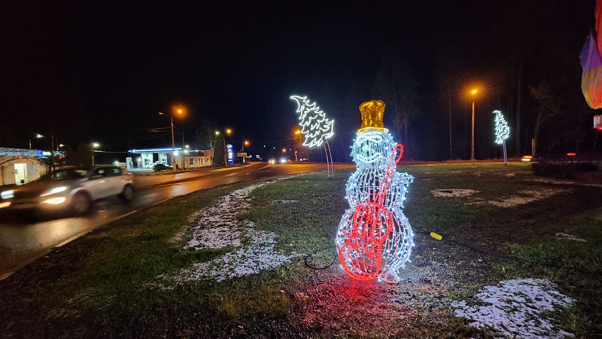 снеговички, украшают город, иллюминация, протвино, г о серпухов, вертикалки,