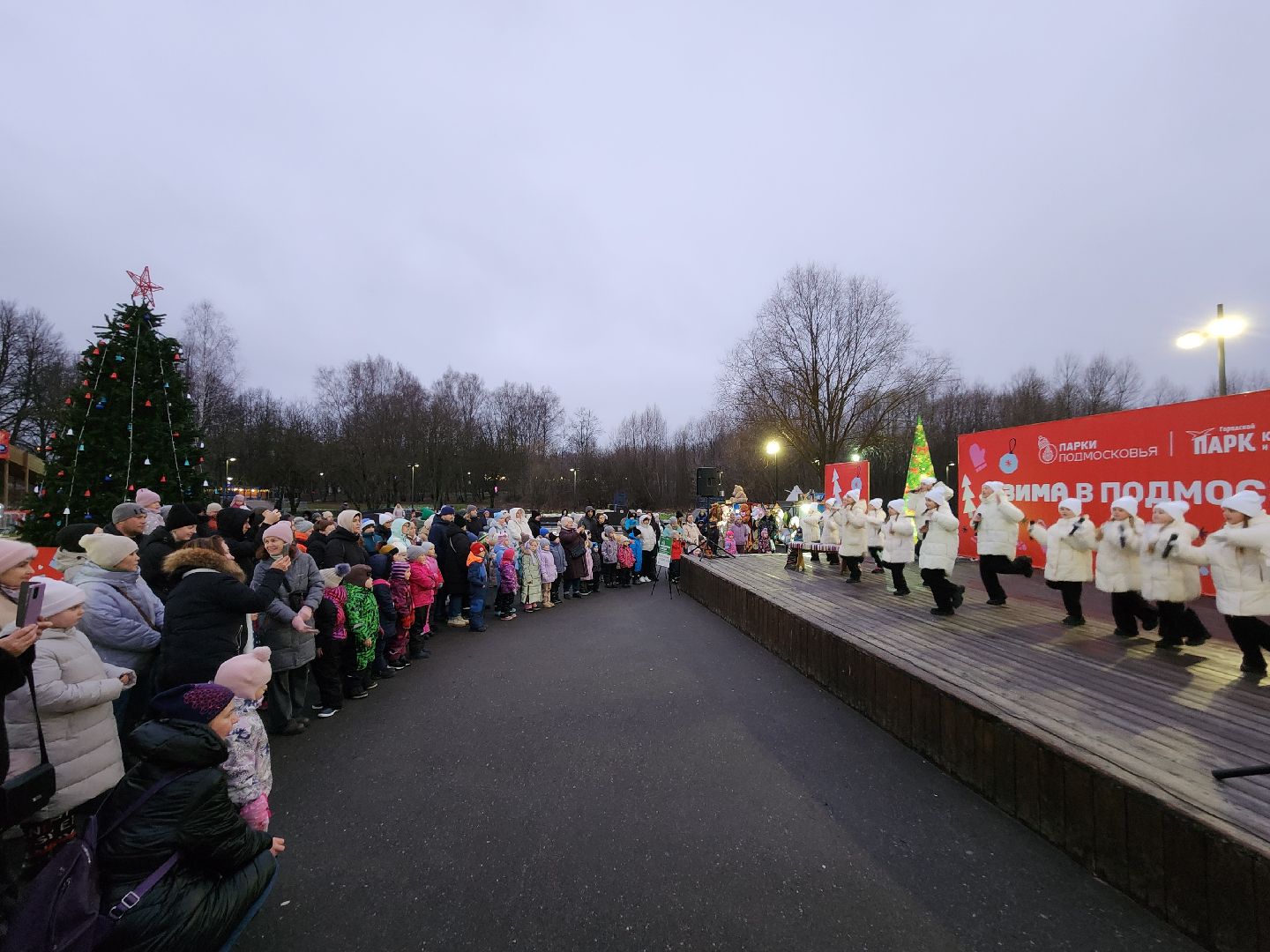 Чехов, парк культуры и отдыха, проект Зима в Подмосковье, открытие нового зимнего сезона, мероприятие Парк зажигает огни, народные гуляния и забавы, праздничная программа, анимация, новогодняя елка, зима в подмосковье, вертикалки,
