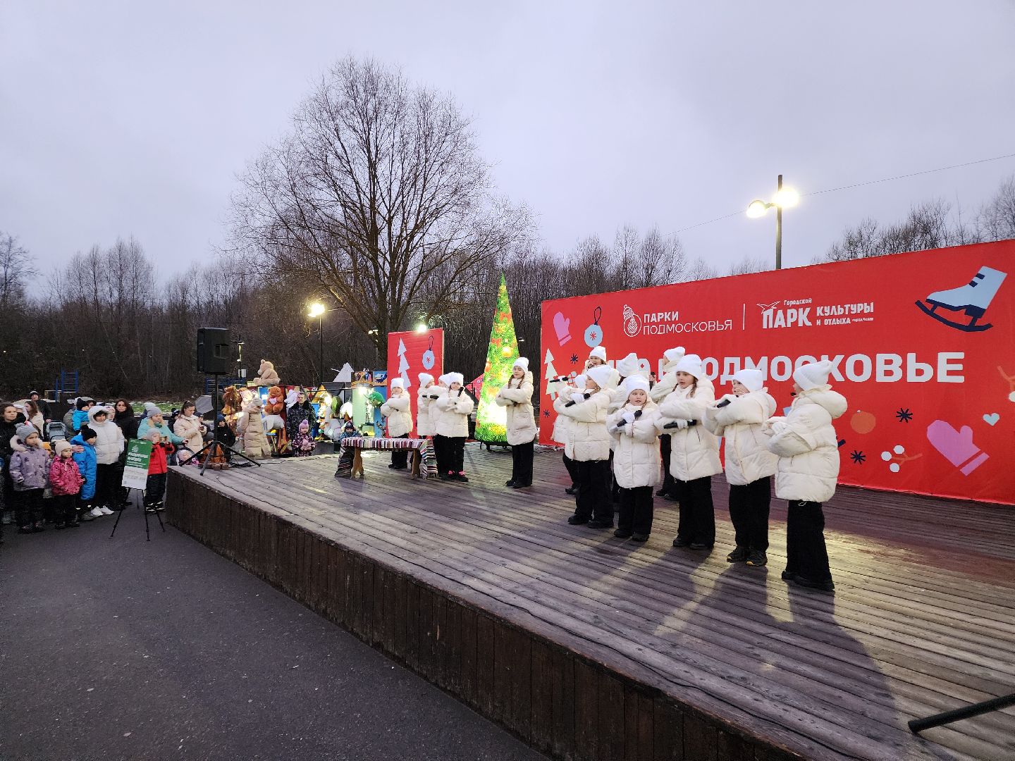 Чехов, парк культуры и отдыха, проект Зима в Подмосковье, открытие нового зимнего сезона, мероприятие Парк зажигает огни, народные гуляния и забавы, праздничная программа, анимация, новогодняя елка, зима в подмосковье, вертикалки,
