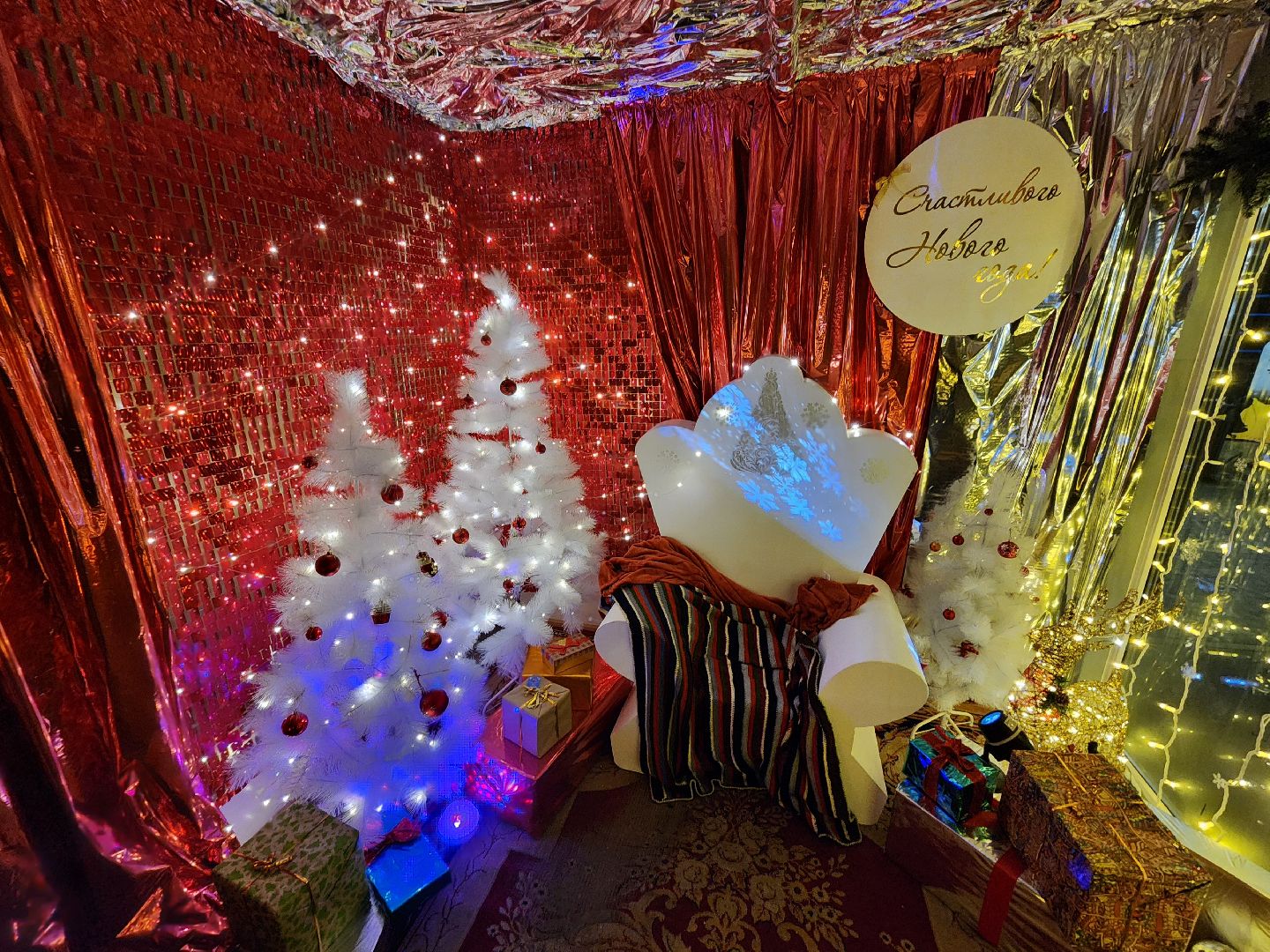 Чехов, парк культуры и отдыха, резиденция деда мороза, почта деда мороза, открытие, праздничная программа, мастер-классы, Зима в Подмосковье, вертикалки,