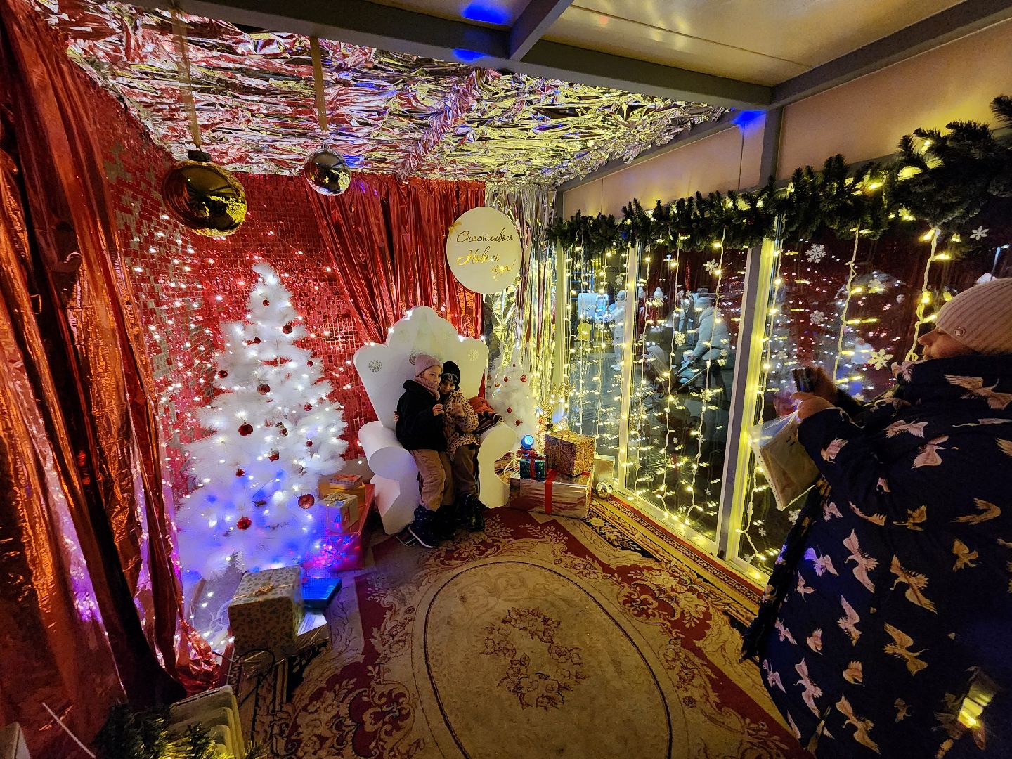 Чехов, парк культуры и отдыха, резиденция деда мороза, почта деда мороза, открытие, праздничная программа, мастер-классы, Зима в Подмосковье, вертикалки,