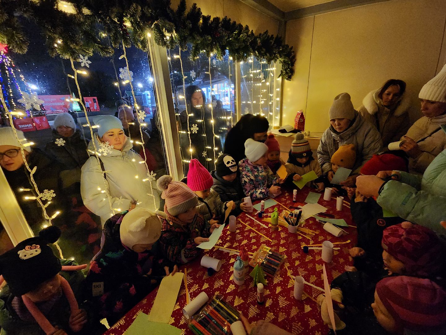 Чехов, парк культуры и отдыха, резиденция деда мороза, почта деда мороза, открытие, праздничная программа, мастер-классы, Зима в Подмосковье, вертикалки,