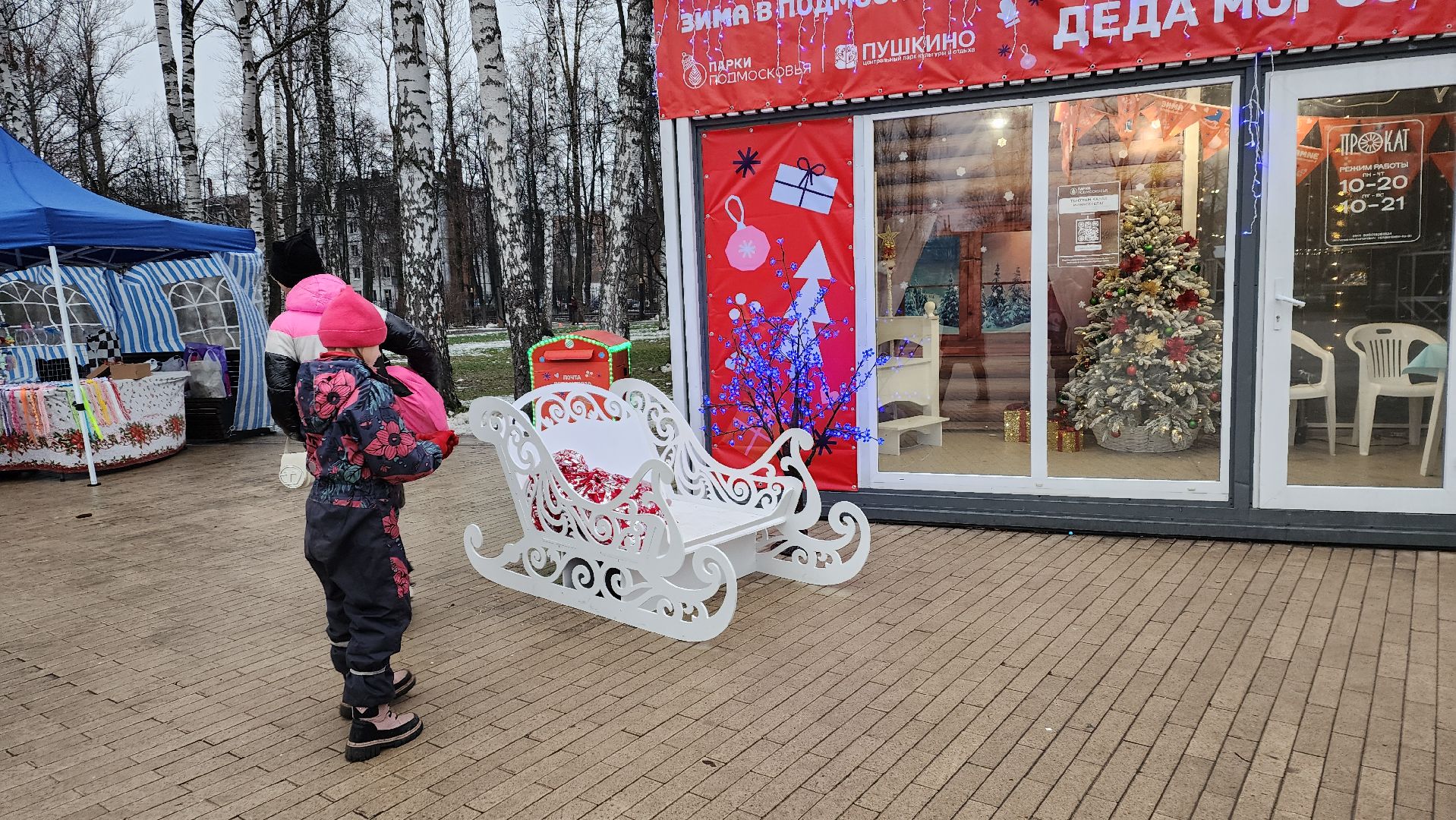 вертикалки, пушкино, центральный парк, почта деда мороза, дети, новогоднее настроение, новогодний подарок, письмо,