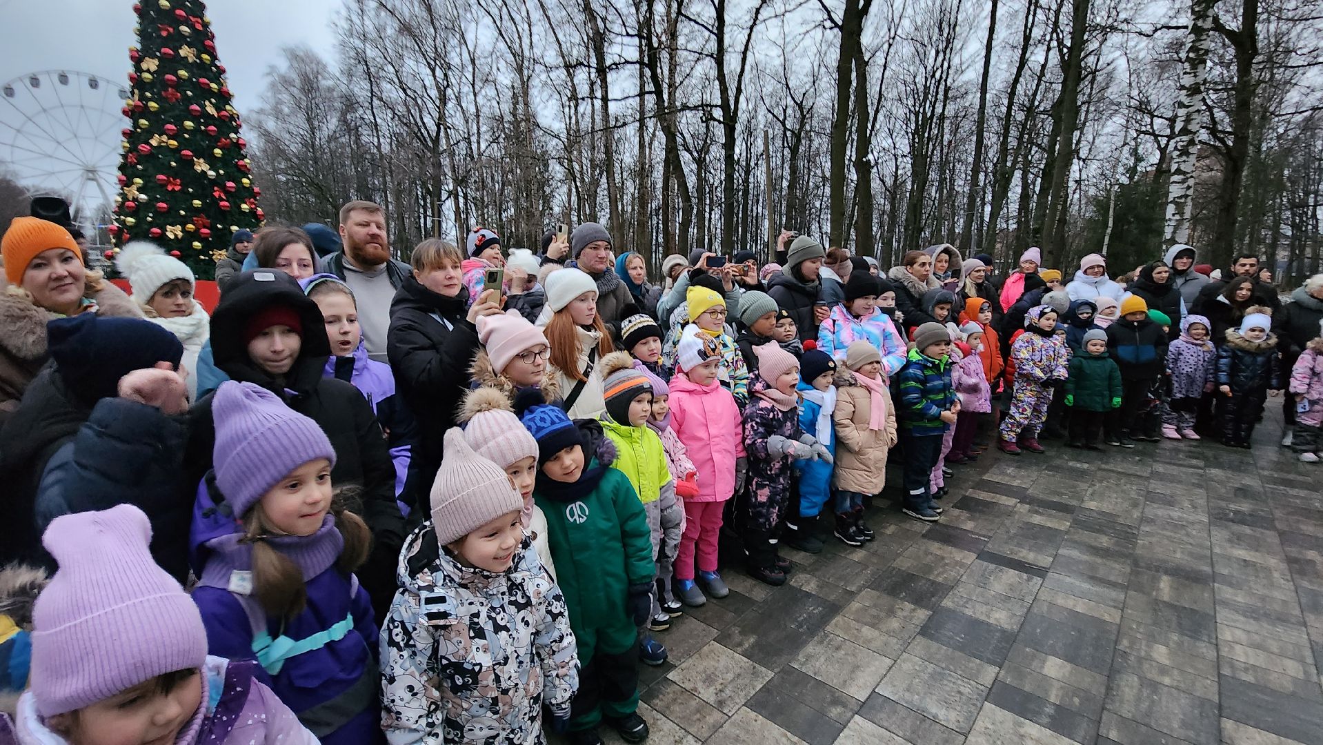 Химки, Вертикалки, зима в парках, зима в подмосковье, Уличный спектакль,