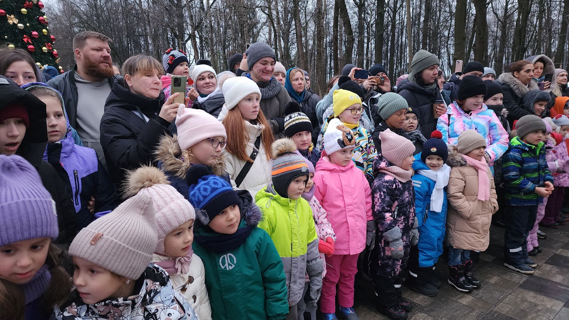 Химки, Вертикалки, зима в парках, зима в подмосковье, Уличный спектакль,