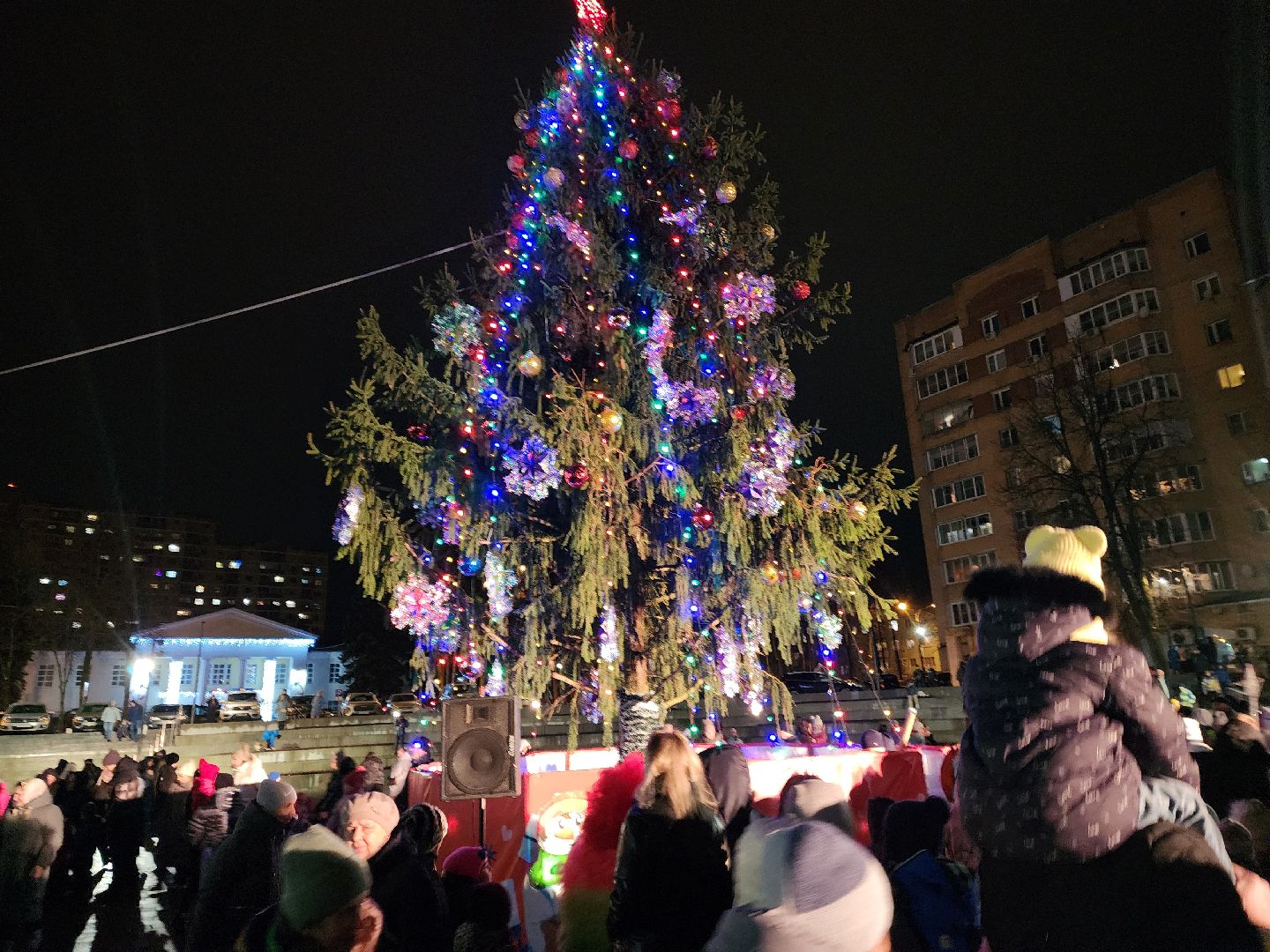 красноармейск, городской округ пушкинский, главная елка, зимний сезон, вертикалки,